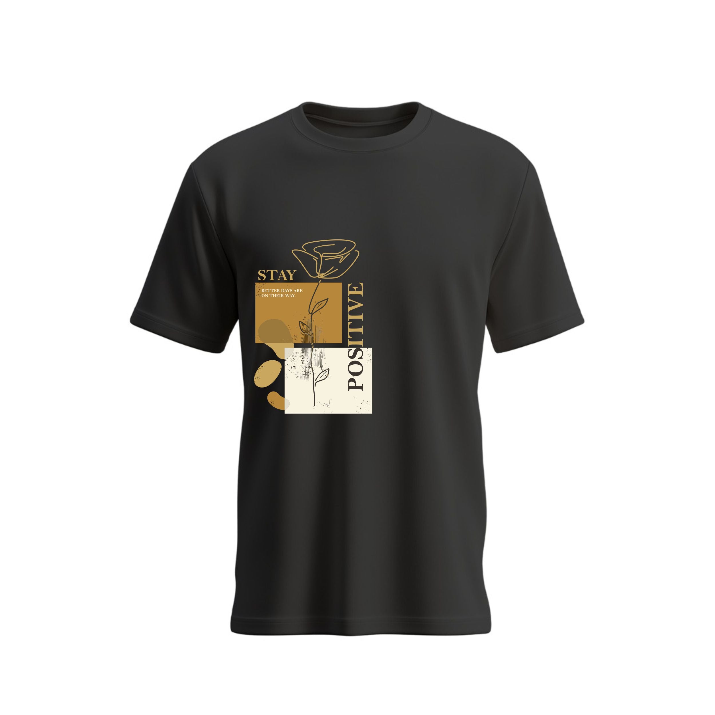 SIIEGE Men’s Stay Positive Cotton T-Shirt