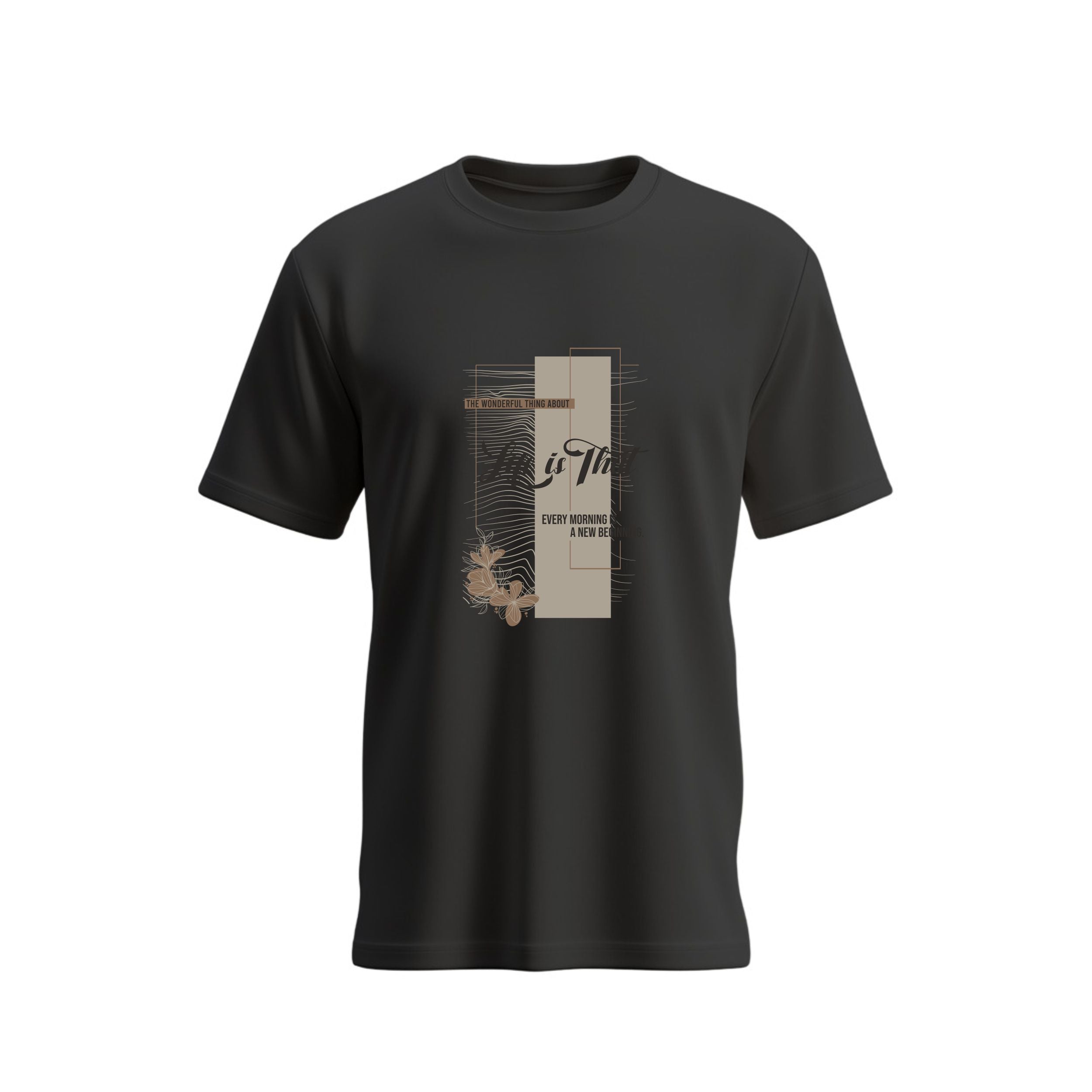SIIEGE Men’s Minimal Abstract Soft Cotton T-Shirt