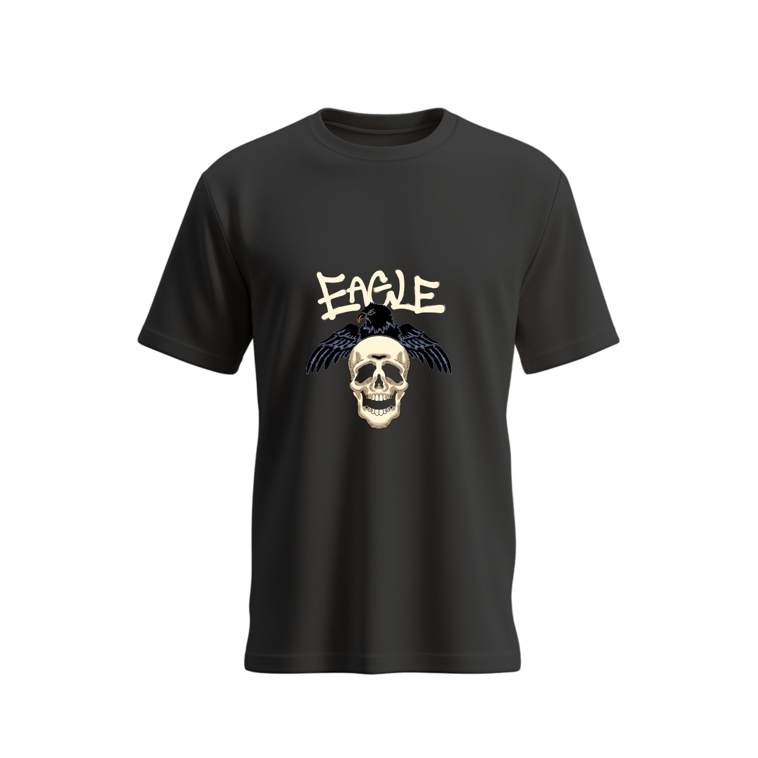 Siiege Eagle Skull Cotton T-Shirt for Men