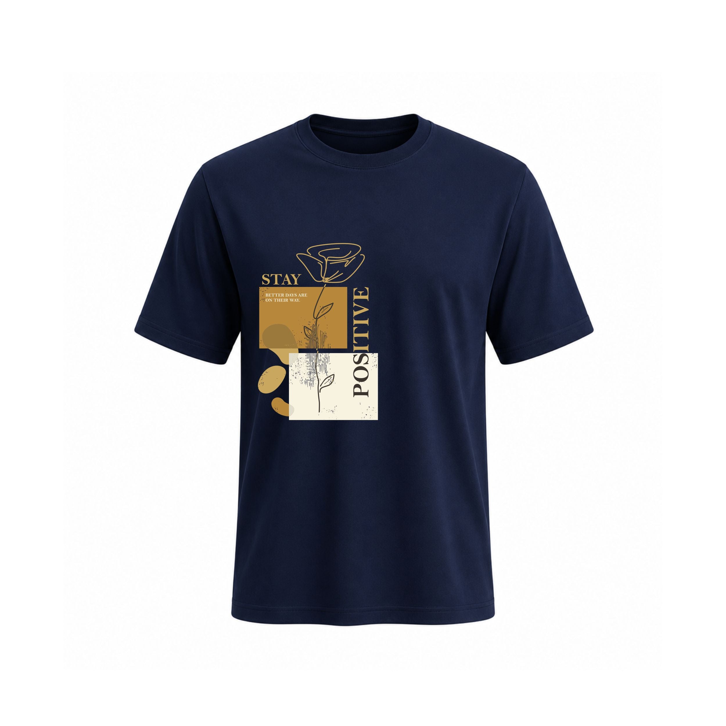 SIIEGE Men’s Stay Positive Cotton T-Shirt