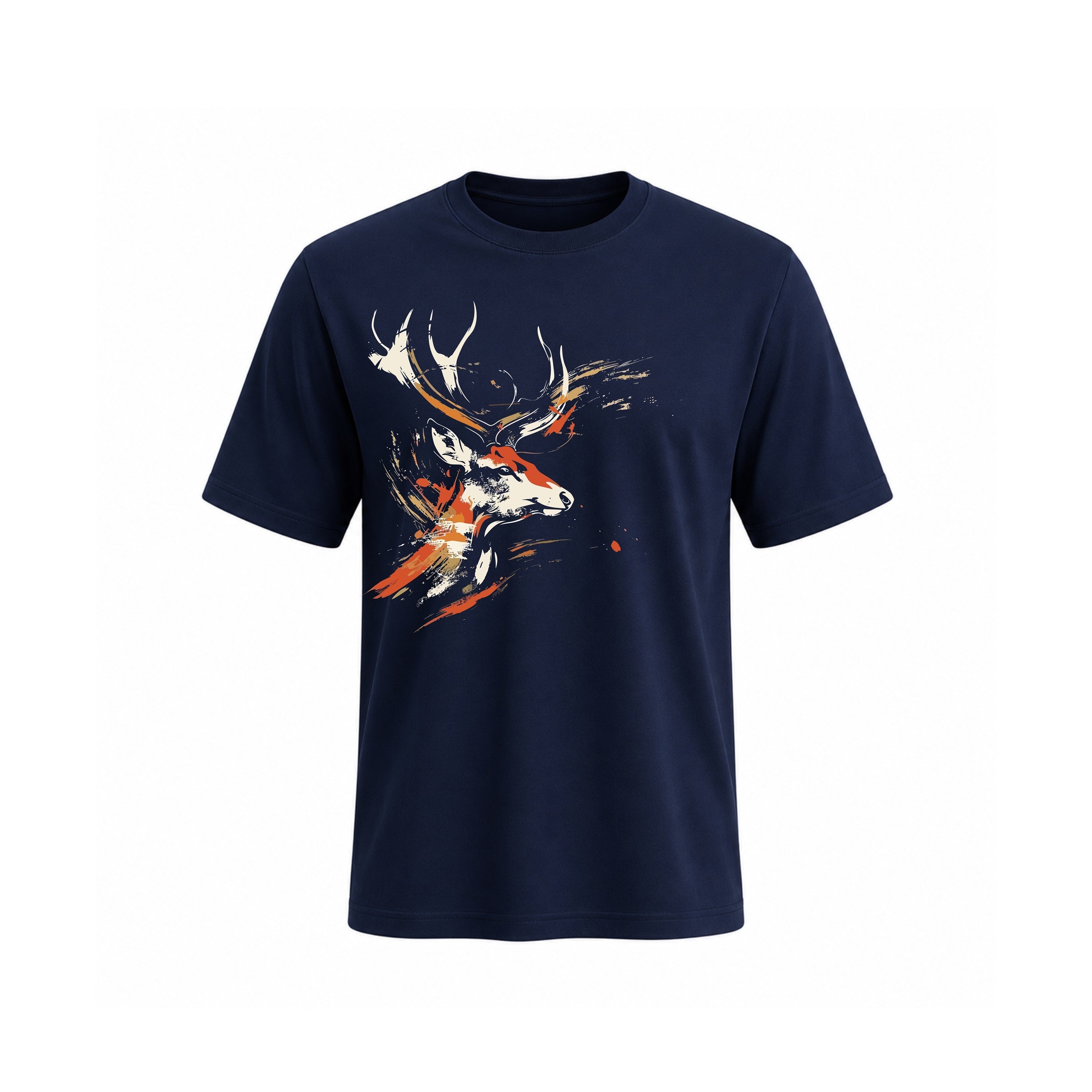 SIIEGE Modern Deer Design T-Shirt For Men