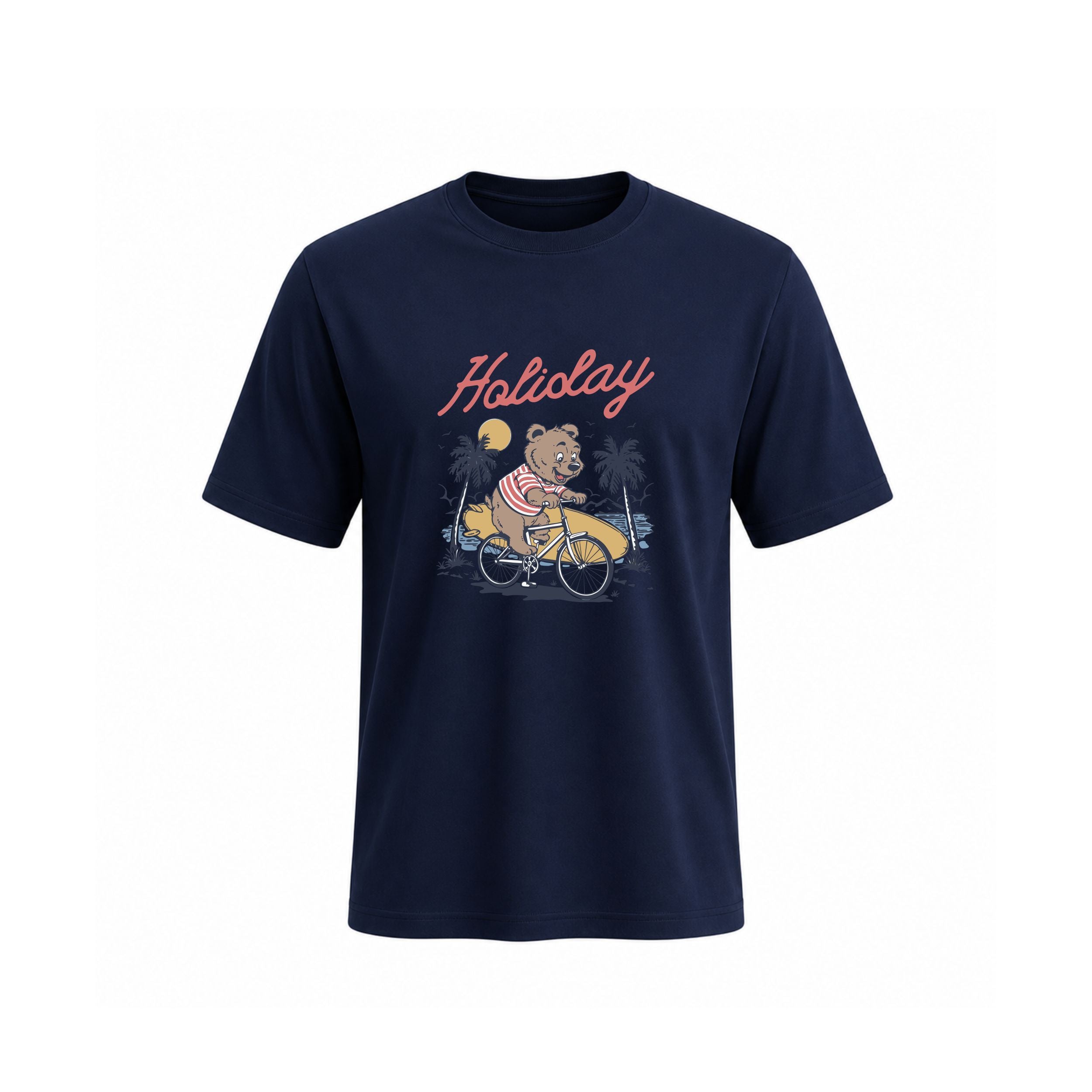 Siiege Holiday Bear Cotton T-Shirt for Men