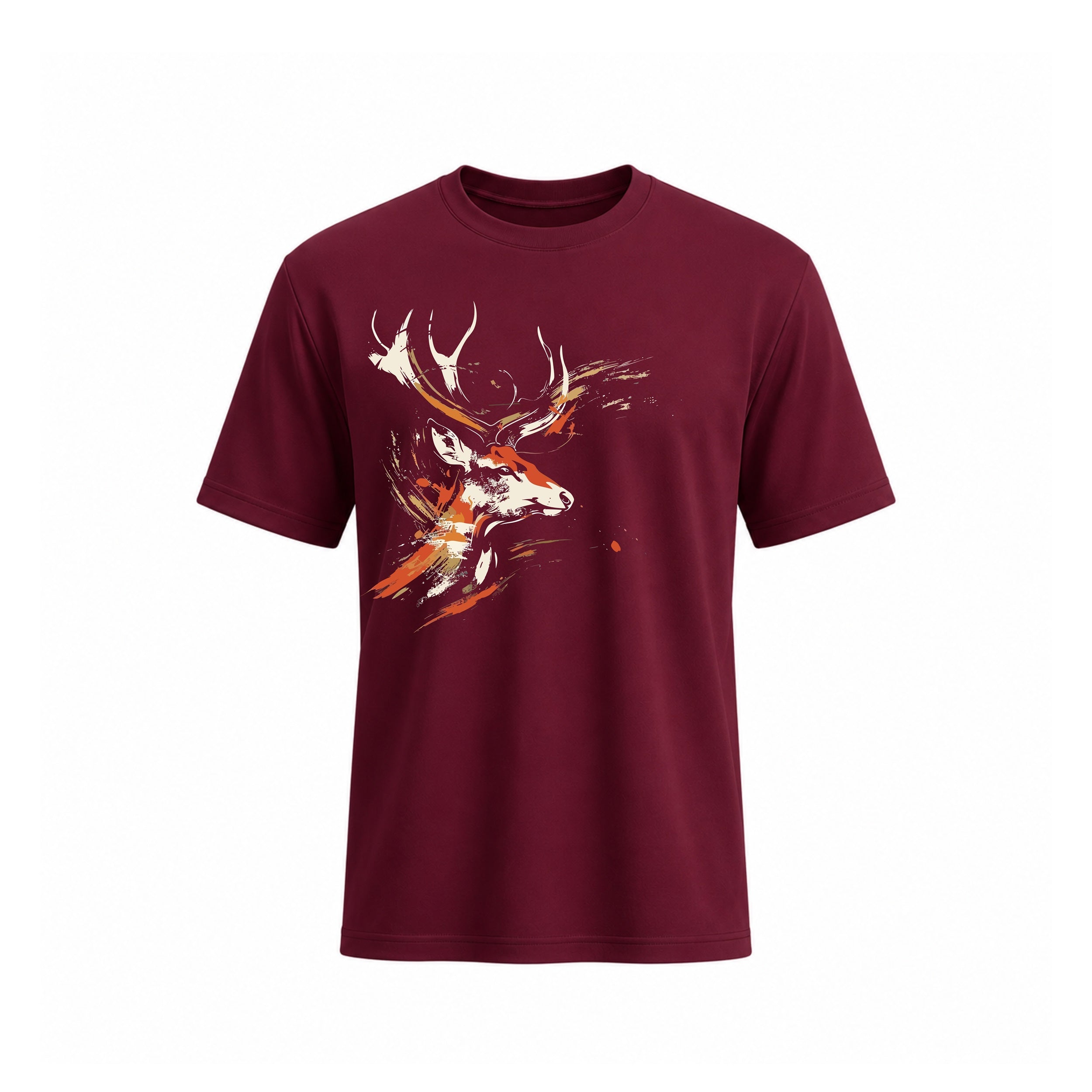 SIIEGE Modern Deer Design T-Shirt For Men