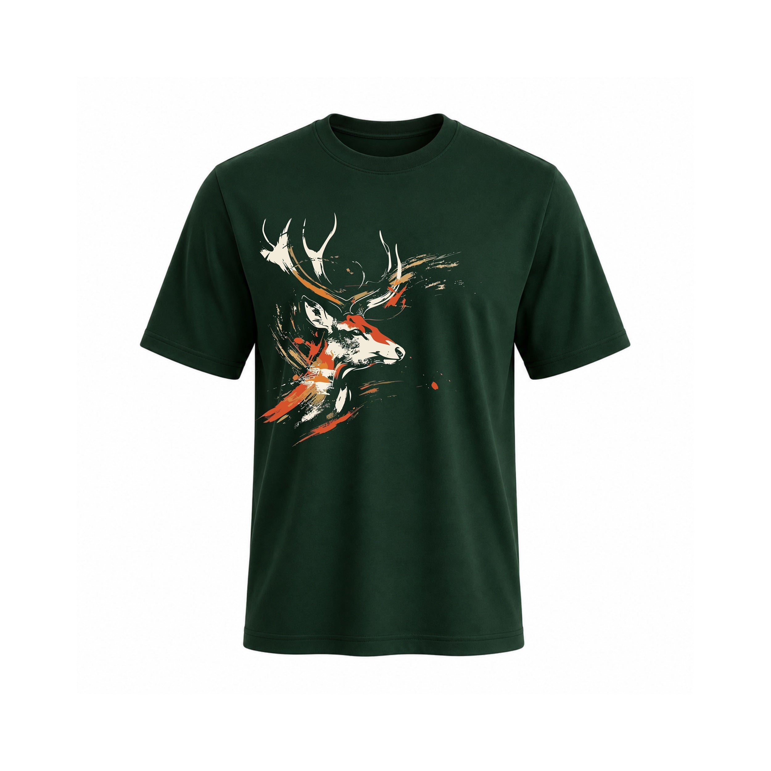 SIIEGE Modern Deer Design T-Shirt For Men