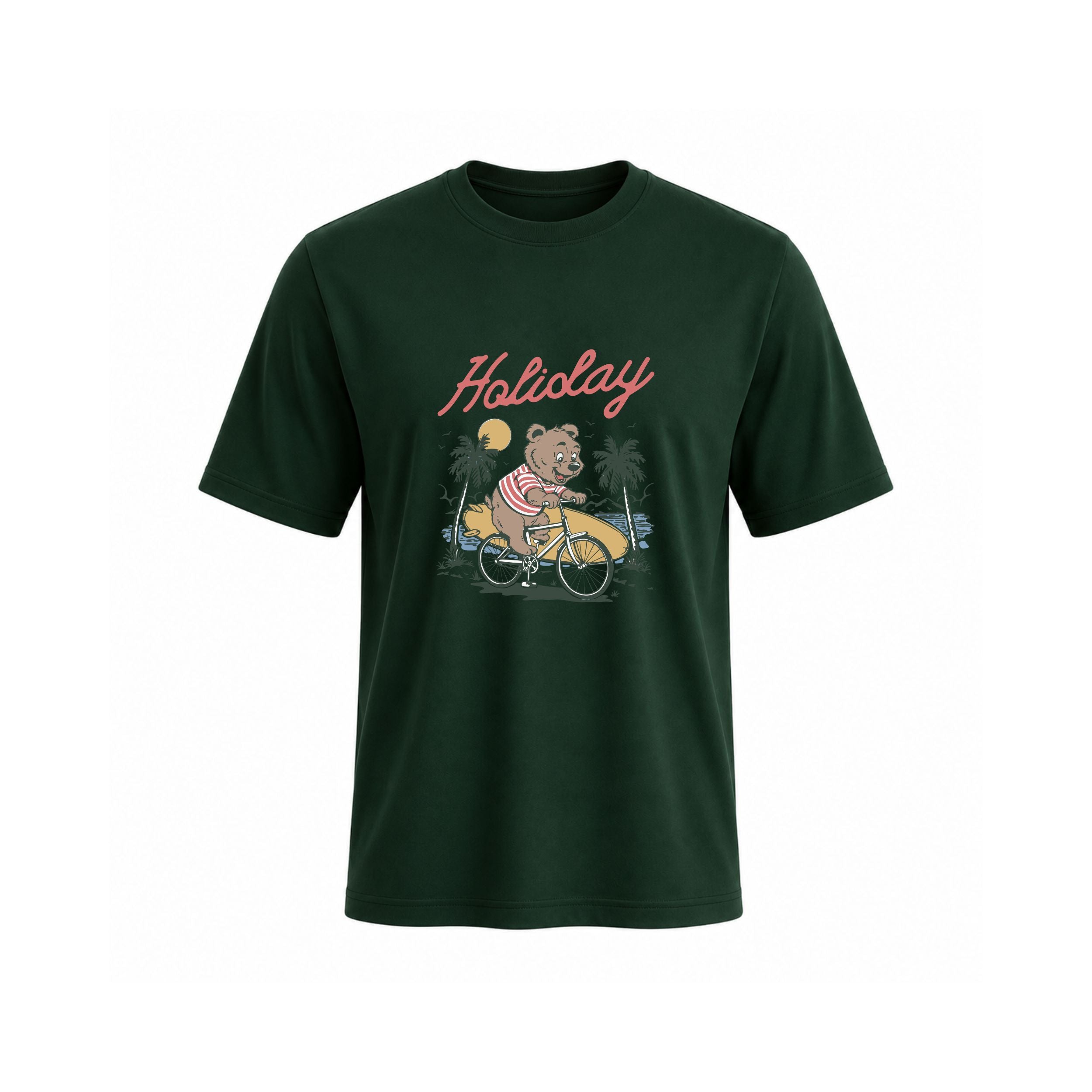 Siiege Holiday Bear Cotton T-Shirt for Men