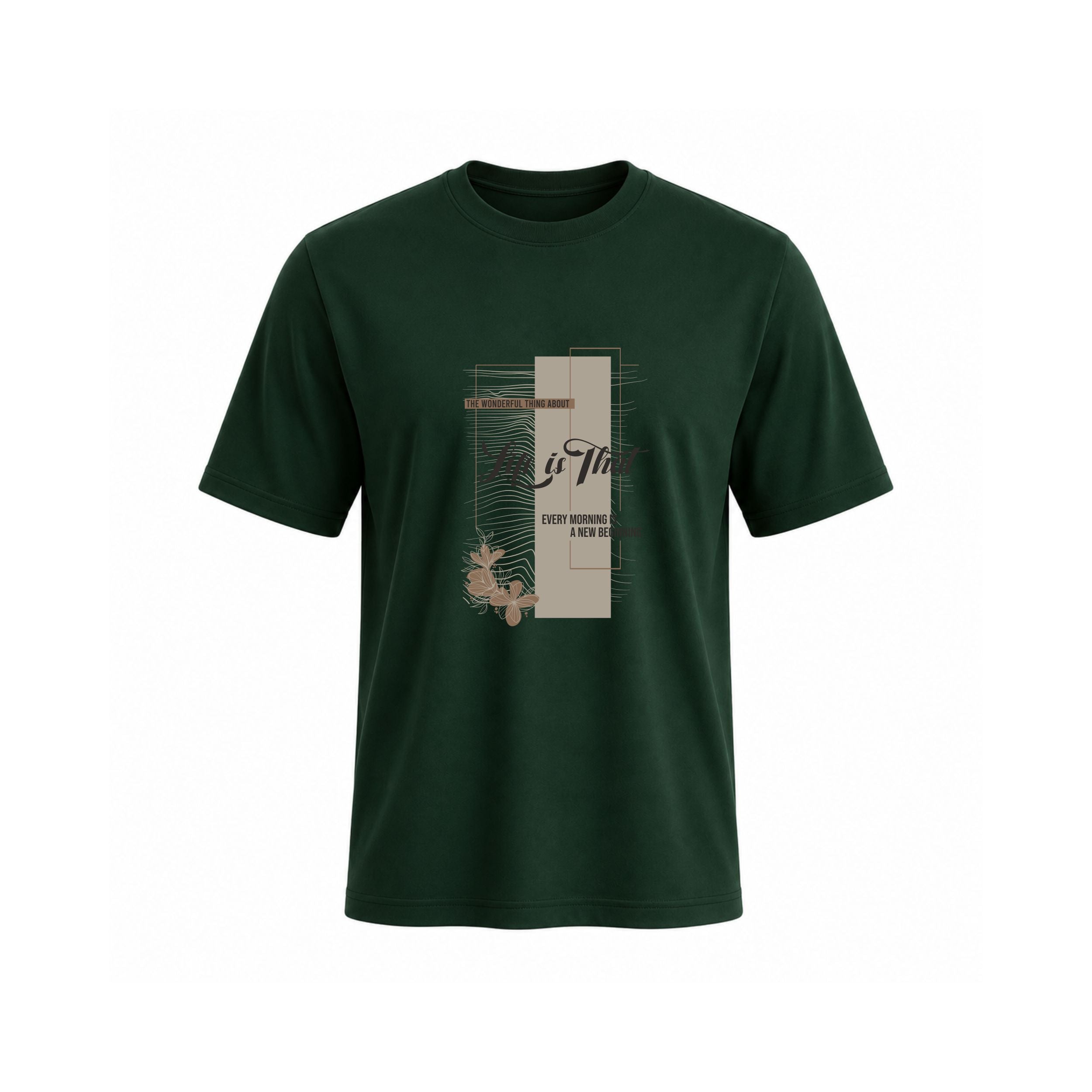 SIIEGE Men’s Minimal Abstract Soft Cotton T-Shirt