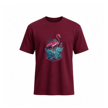 Siiege Flamingo Cotton T-Shirt for Men