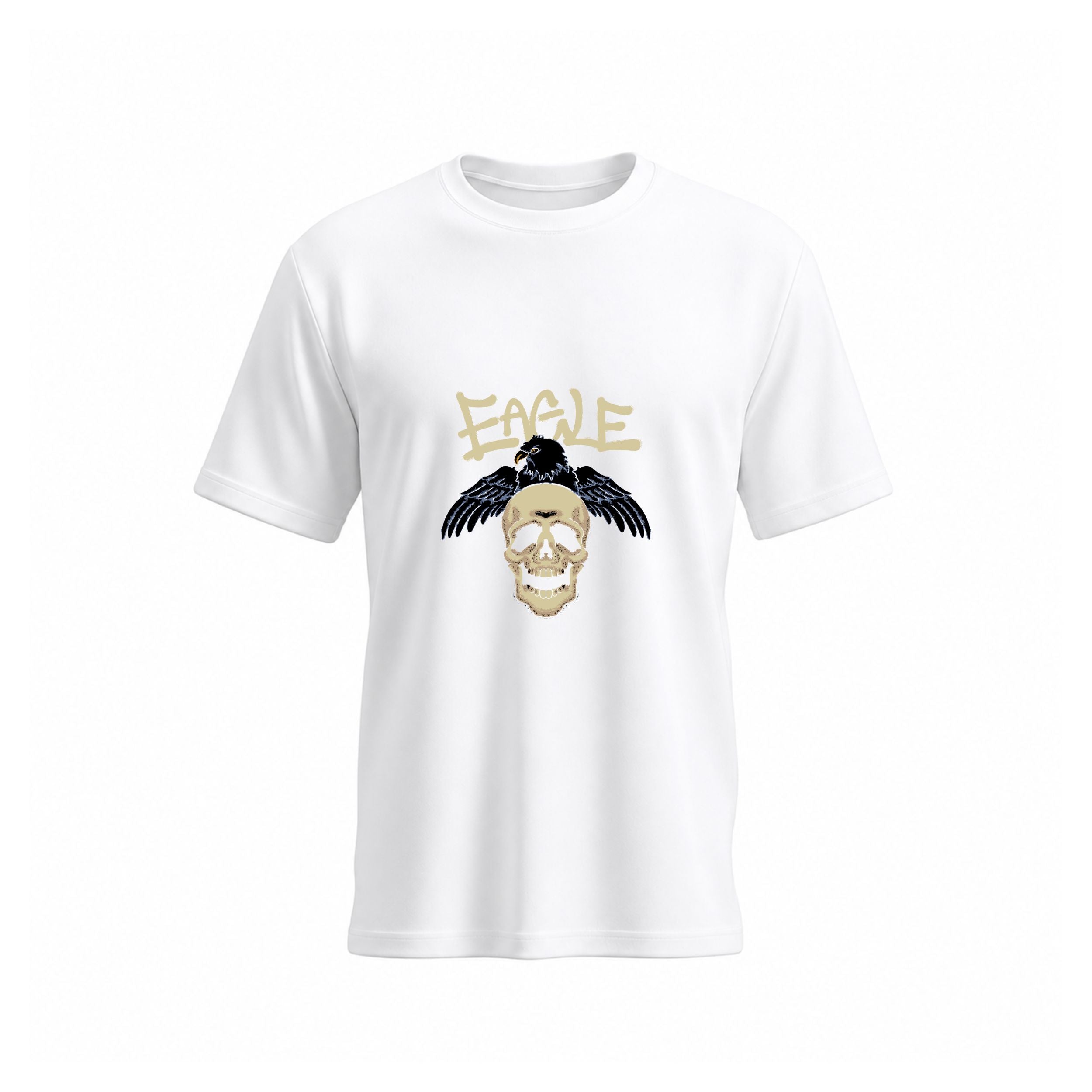 Siiege Eagle Skull Cotton T-Shirt for Men