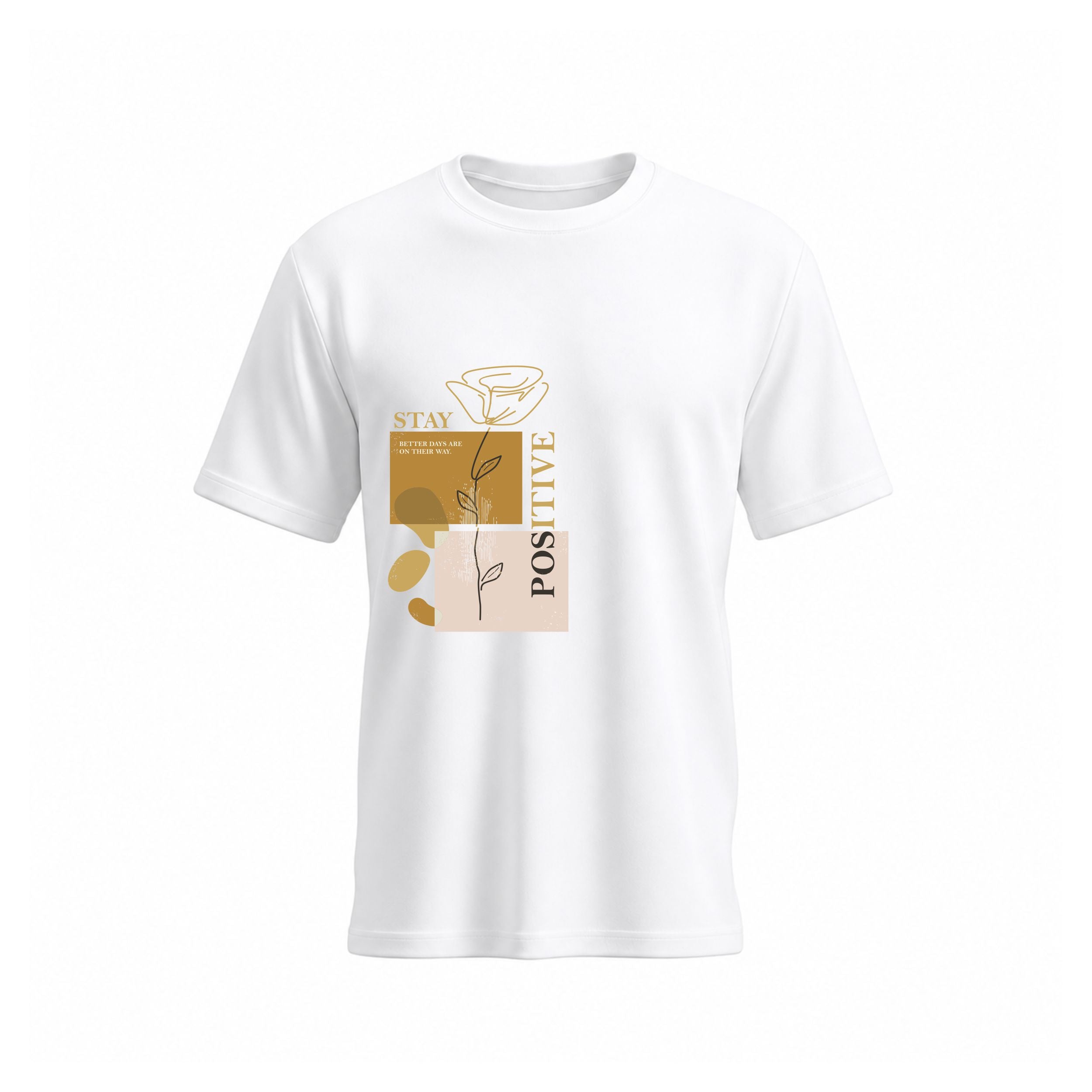 SIIEGE Men’s Stay Positive Cotton T-Shirt