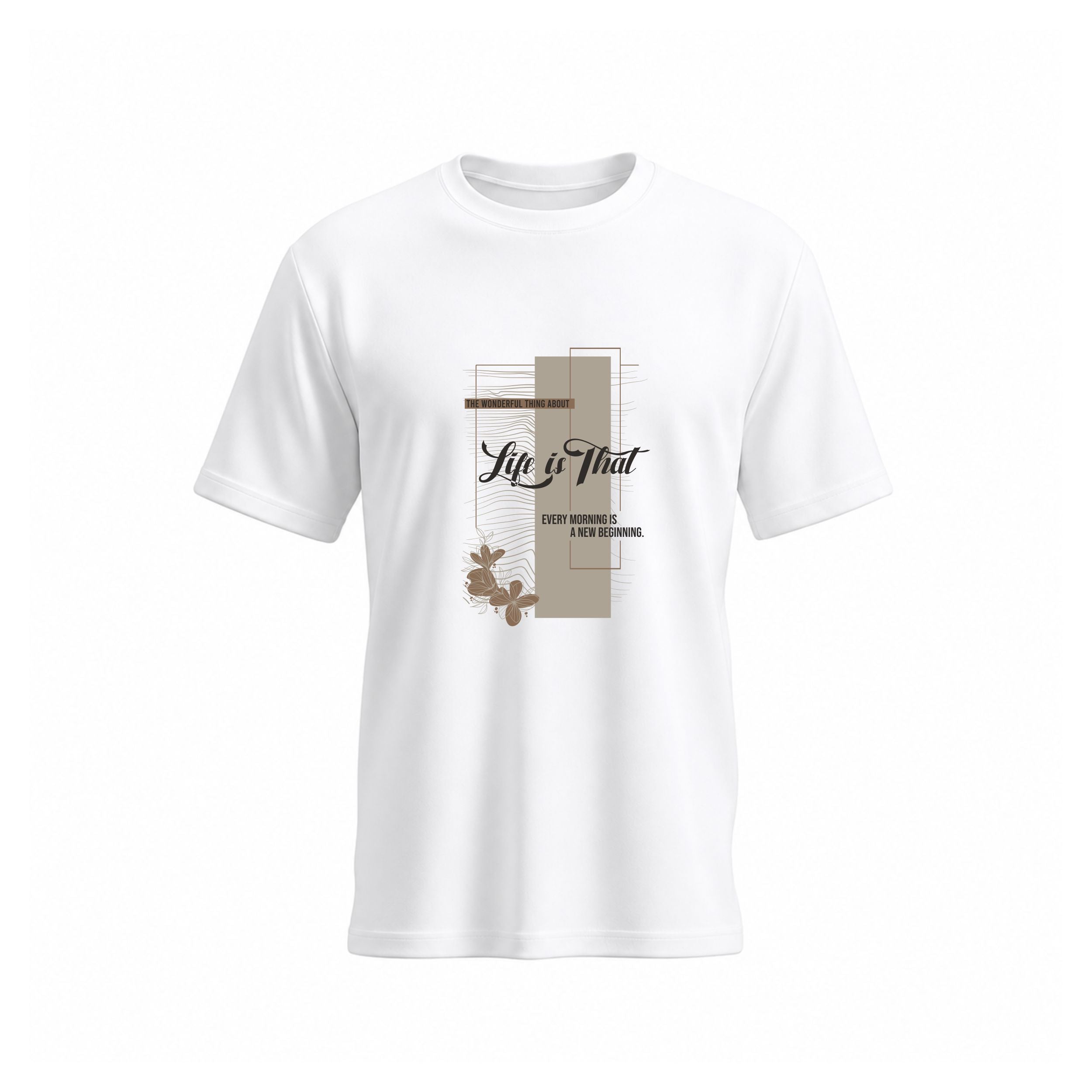 SIIEGE Men’s Minimal Abstract Soft Cotton T-Shirt
