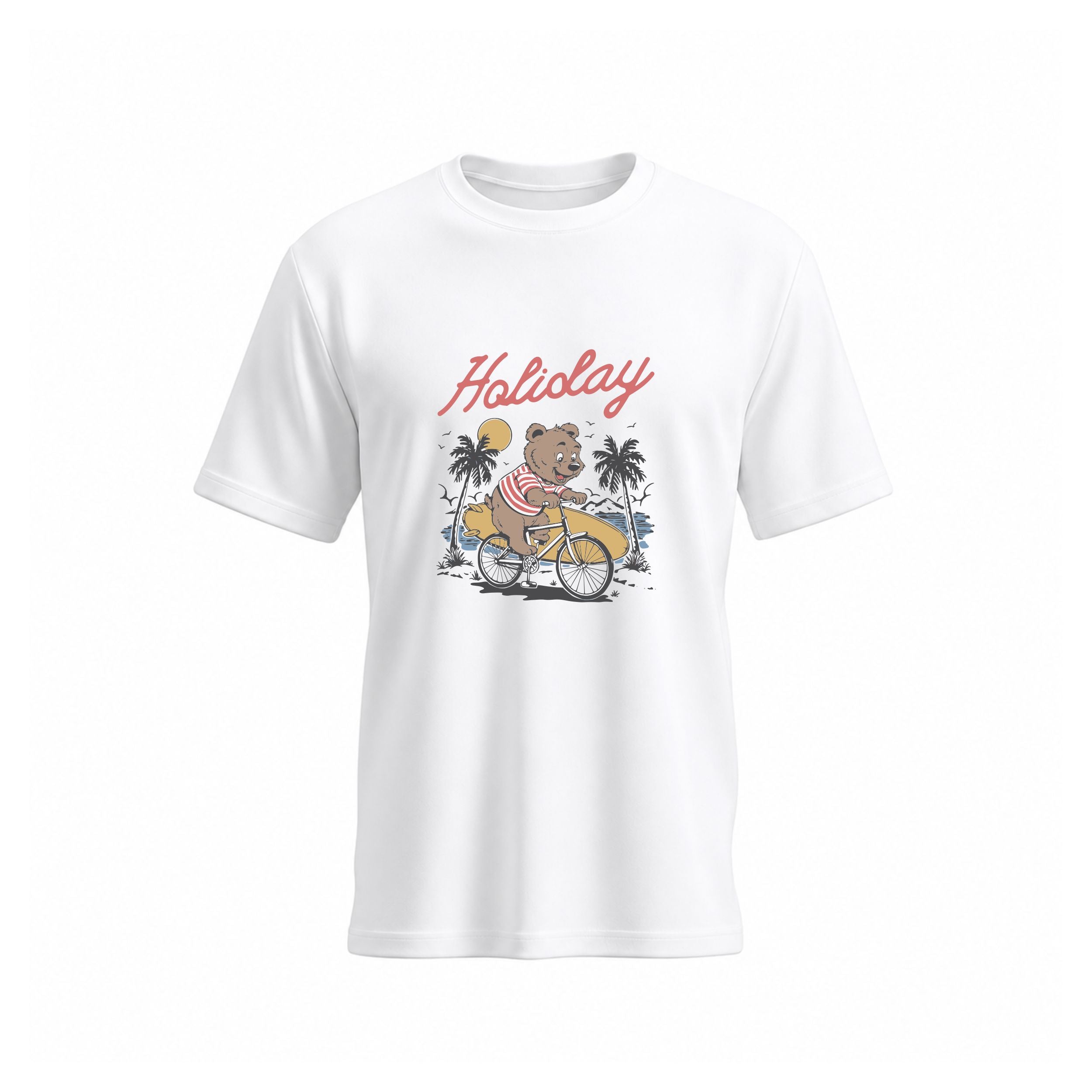 Siiege Holiday Bear Cotton T-Shirt for Men