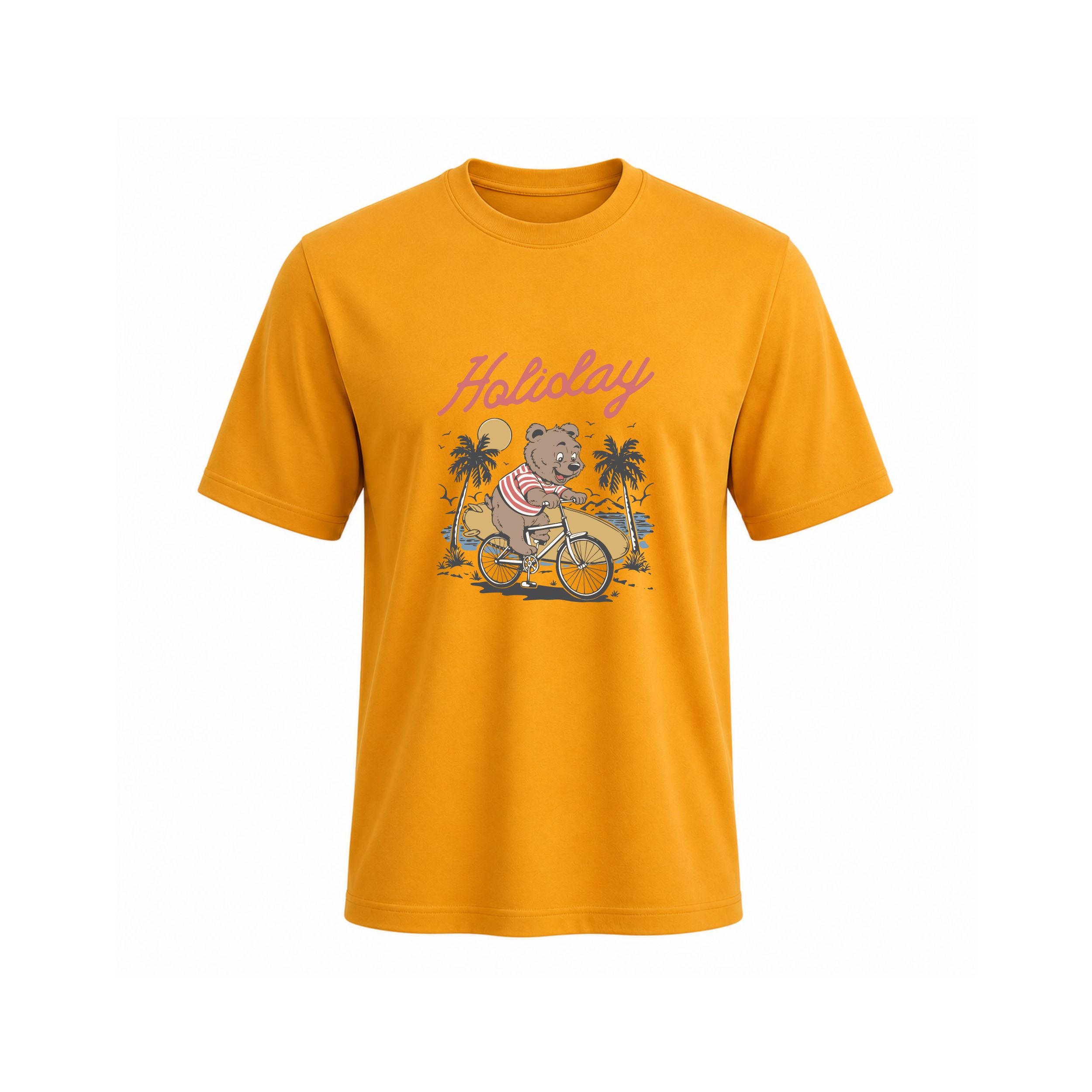 Siiege Holiday Bear Cotton T-Shirt for Men