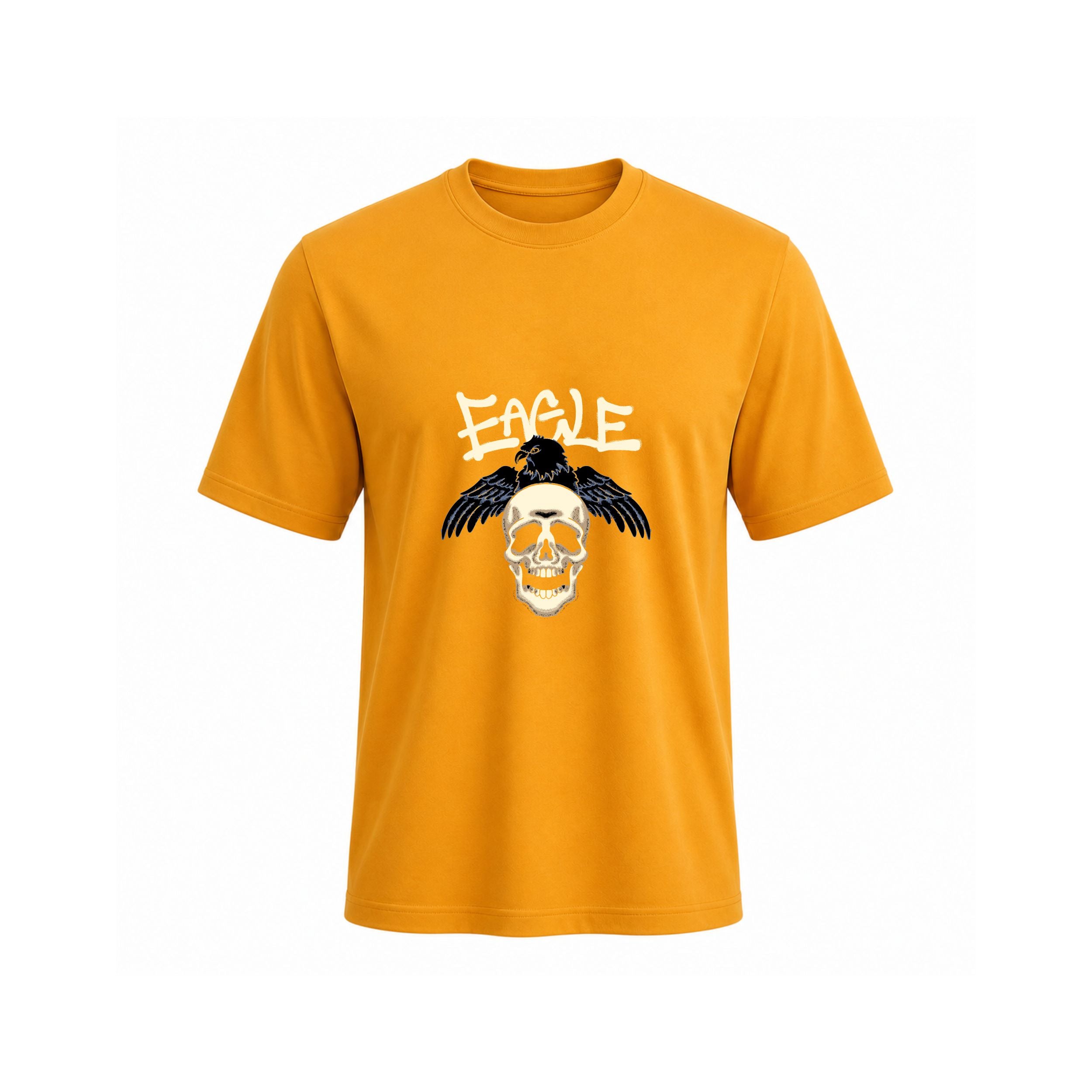 Siiege Eagle Skull Cotton T-Shirt for Men