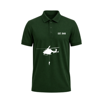 Siiege EST. 1949 Helicopter Polo T-Shirt for Men
