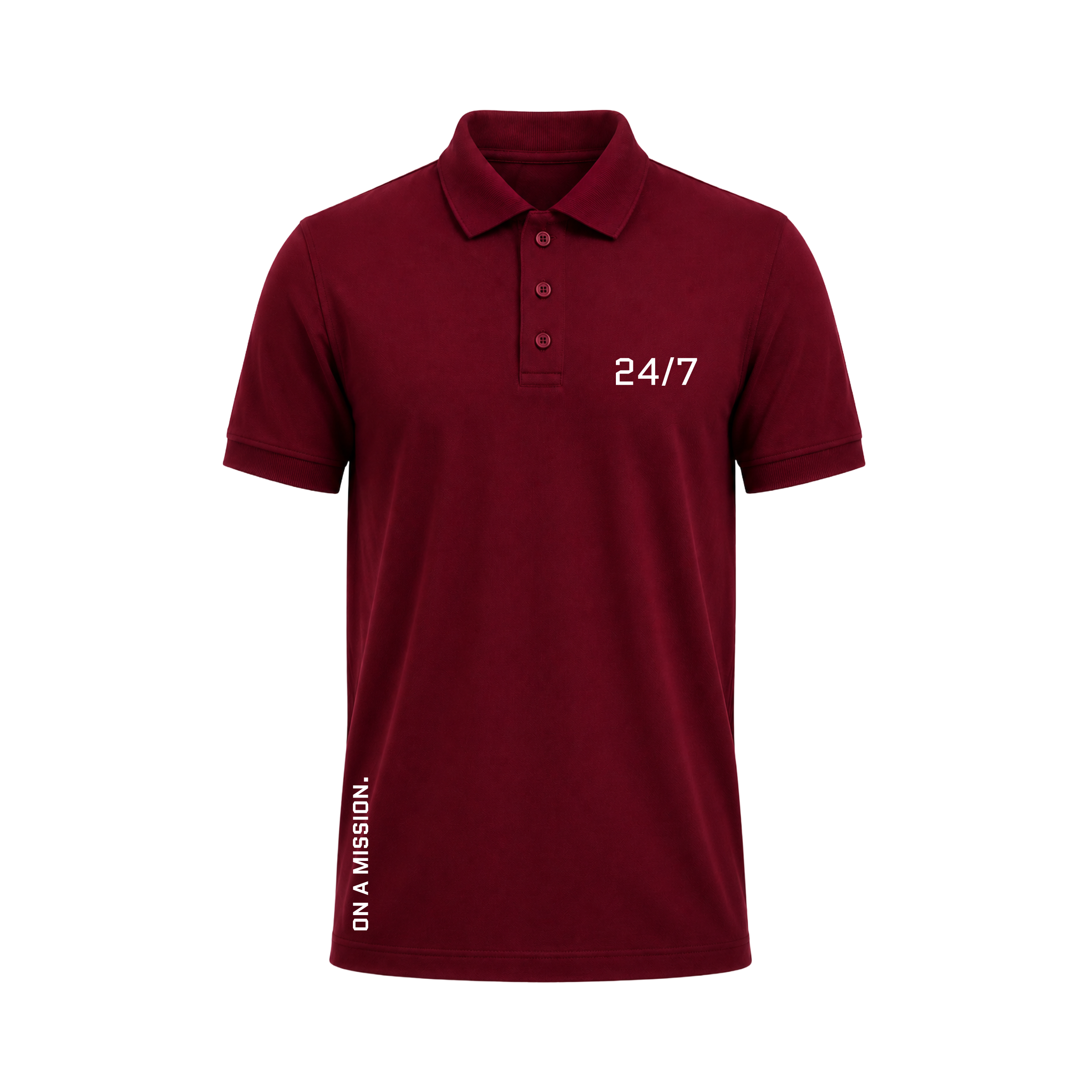 Siiege 24/7 On A Mission Polo Cotton T-Shirt for Men