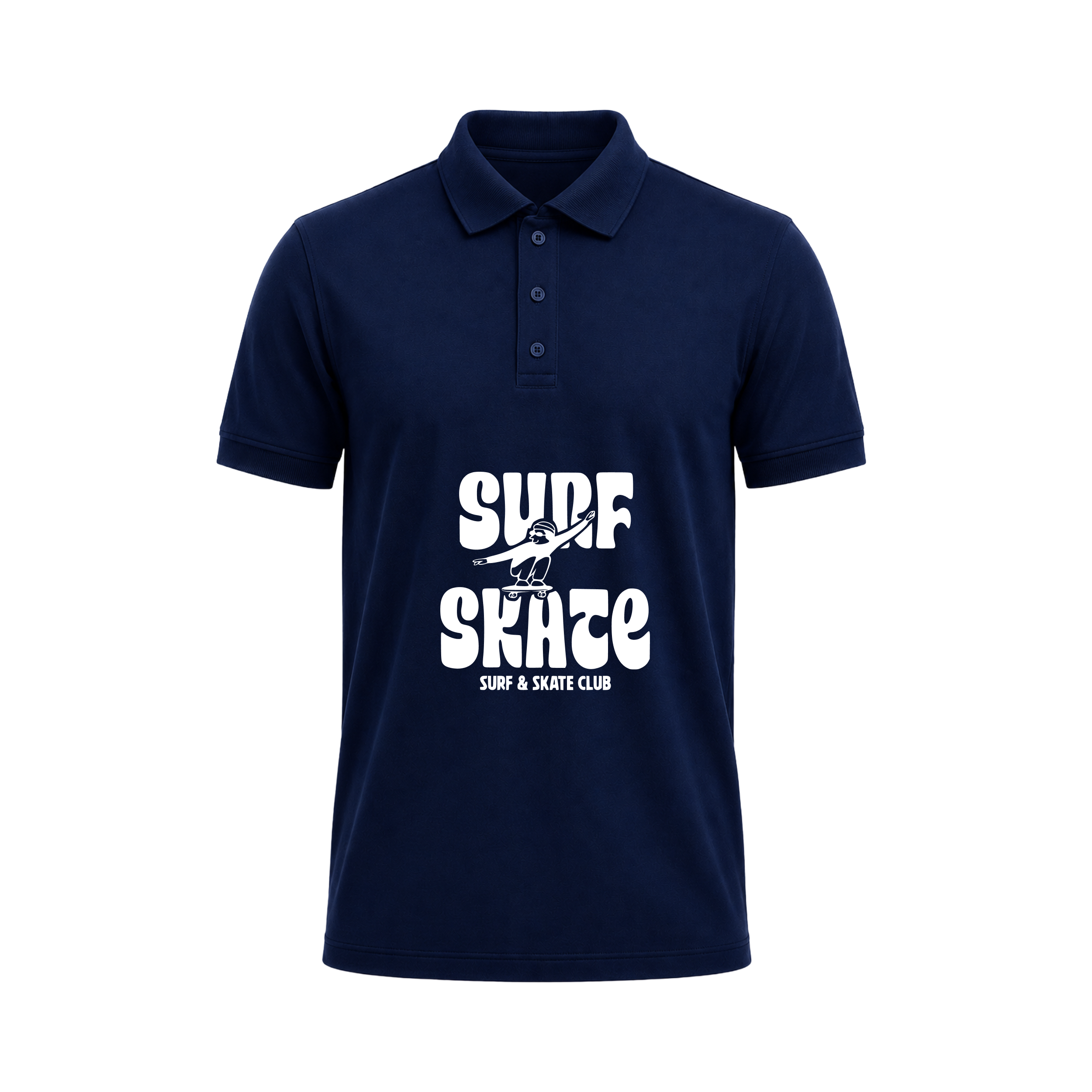 SIIEGE Surf & Skate Polo T-Shirt for Men
