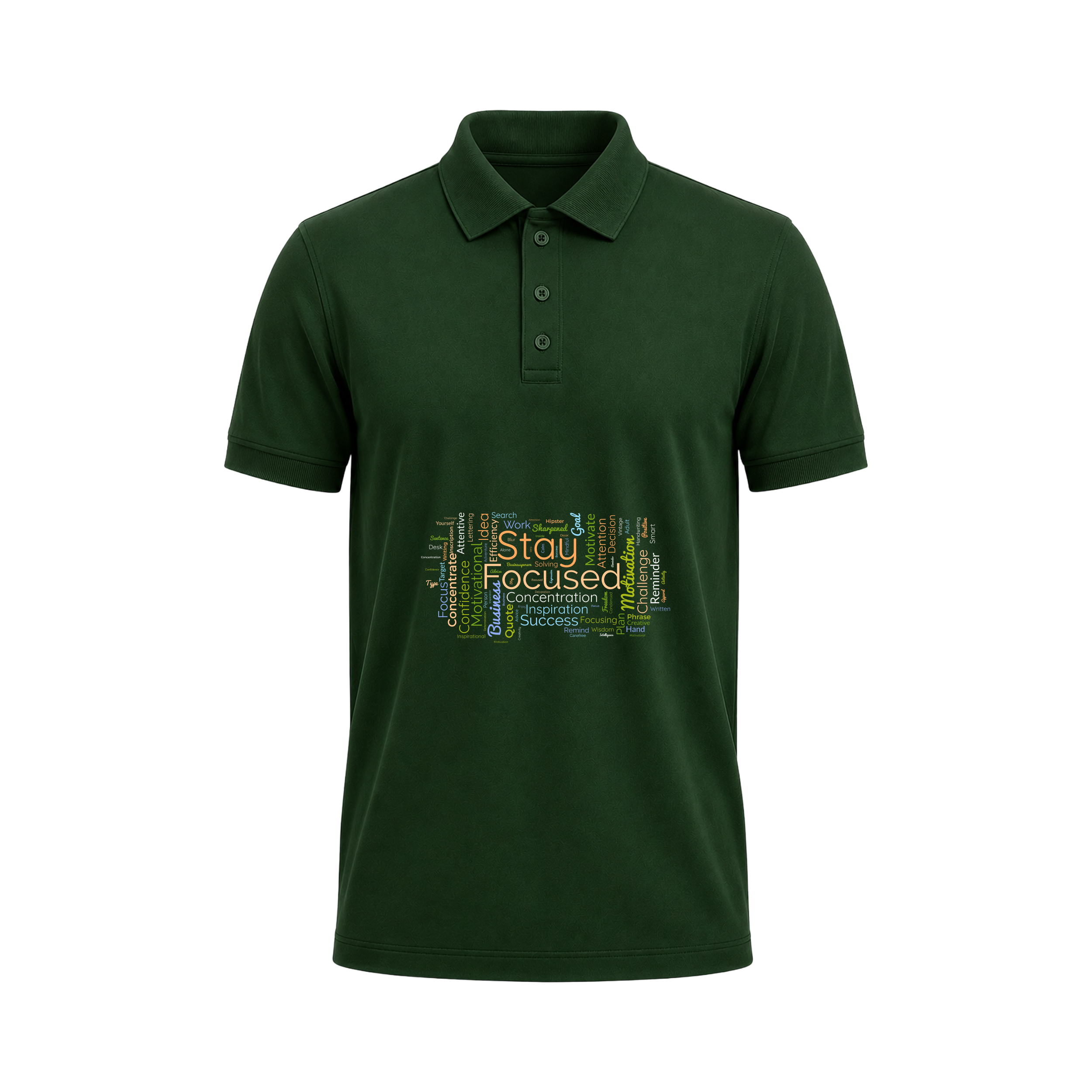 SIIEGE Stay Focused Polo T-Shirt for Men