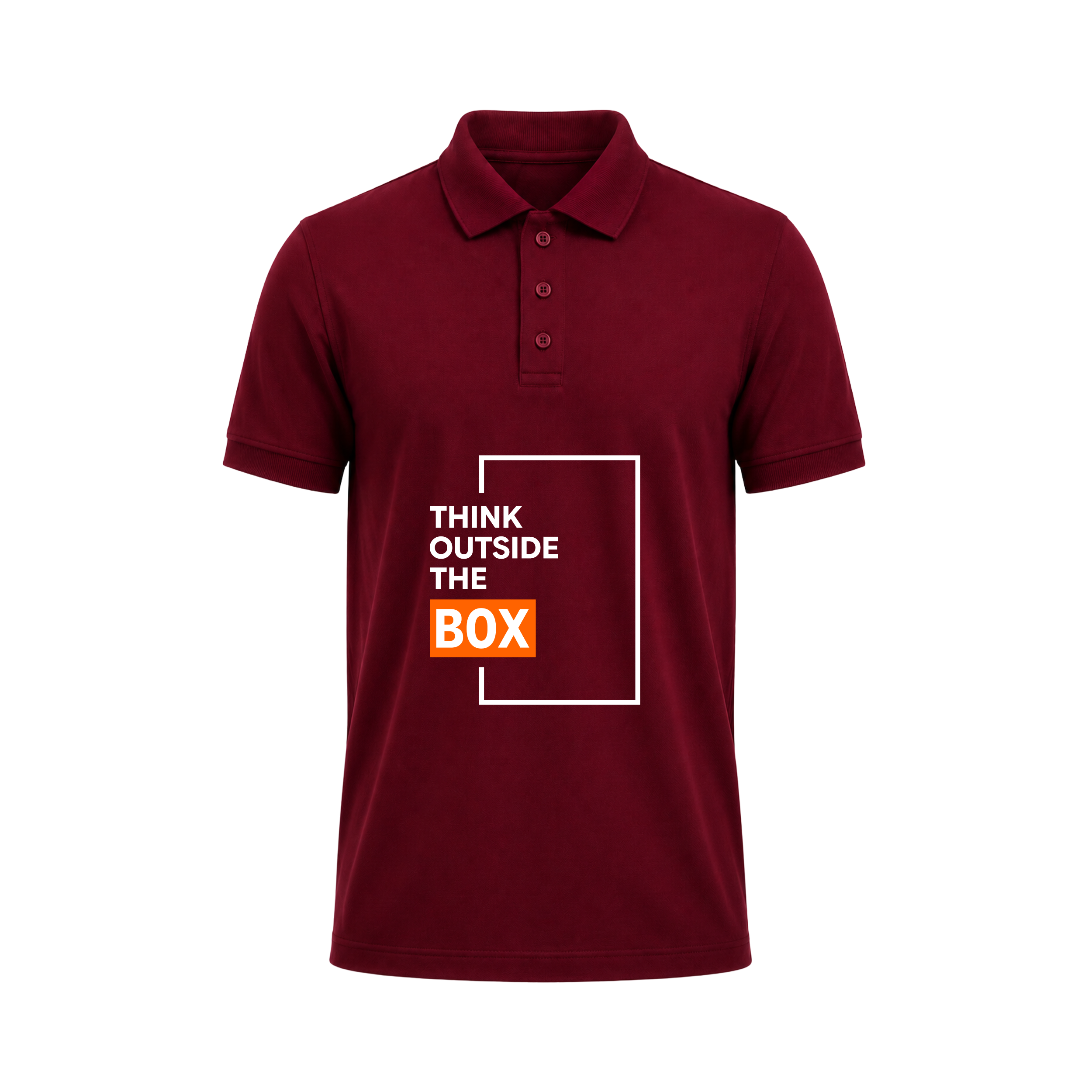Siiege Think Outside The Box Polo T-Shirt for Men