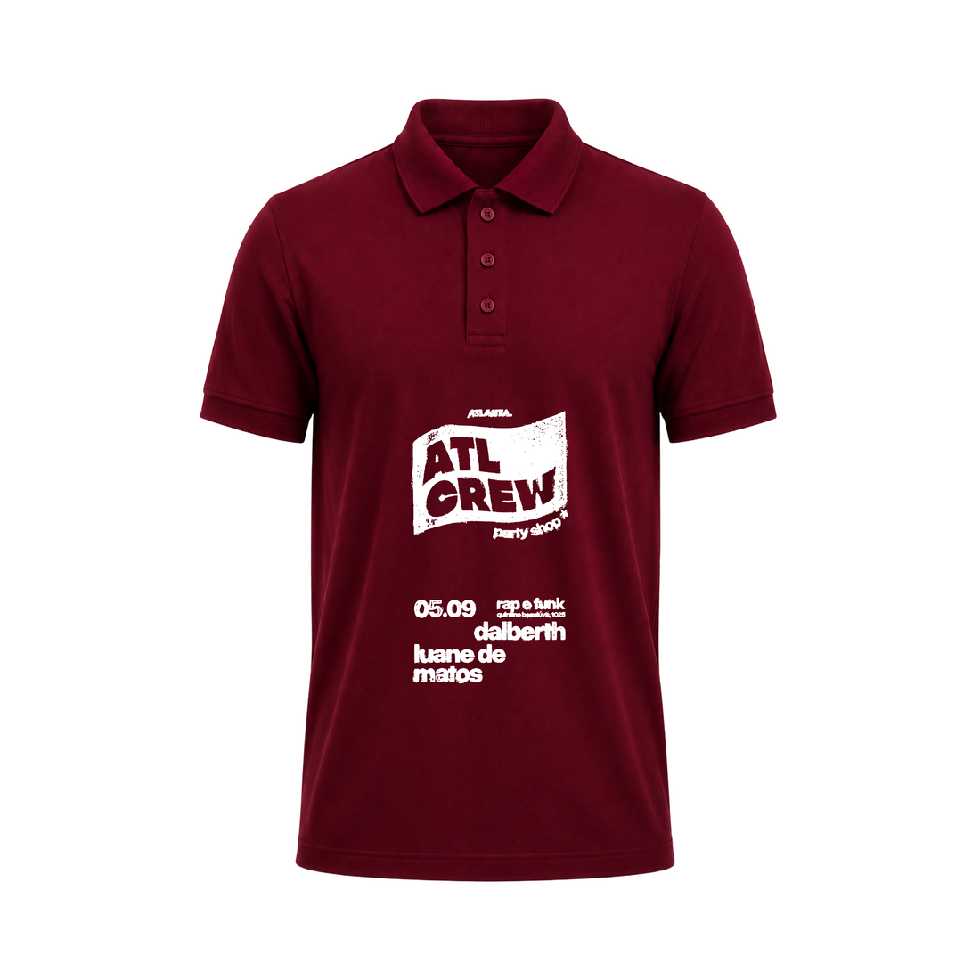 SIIEGE Urban Street ATL Crew Polo T-Shirt for Men