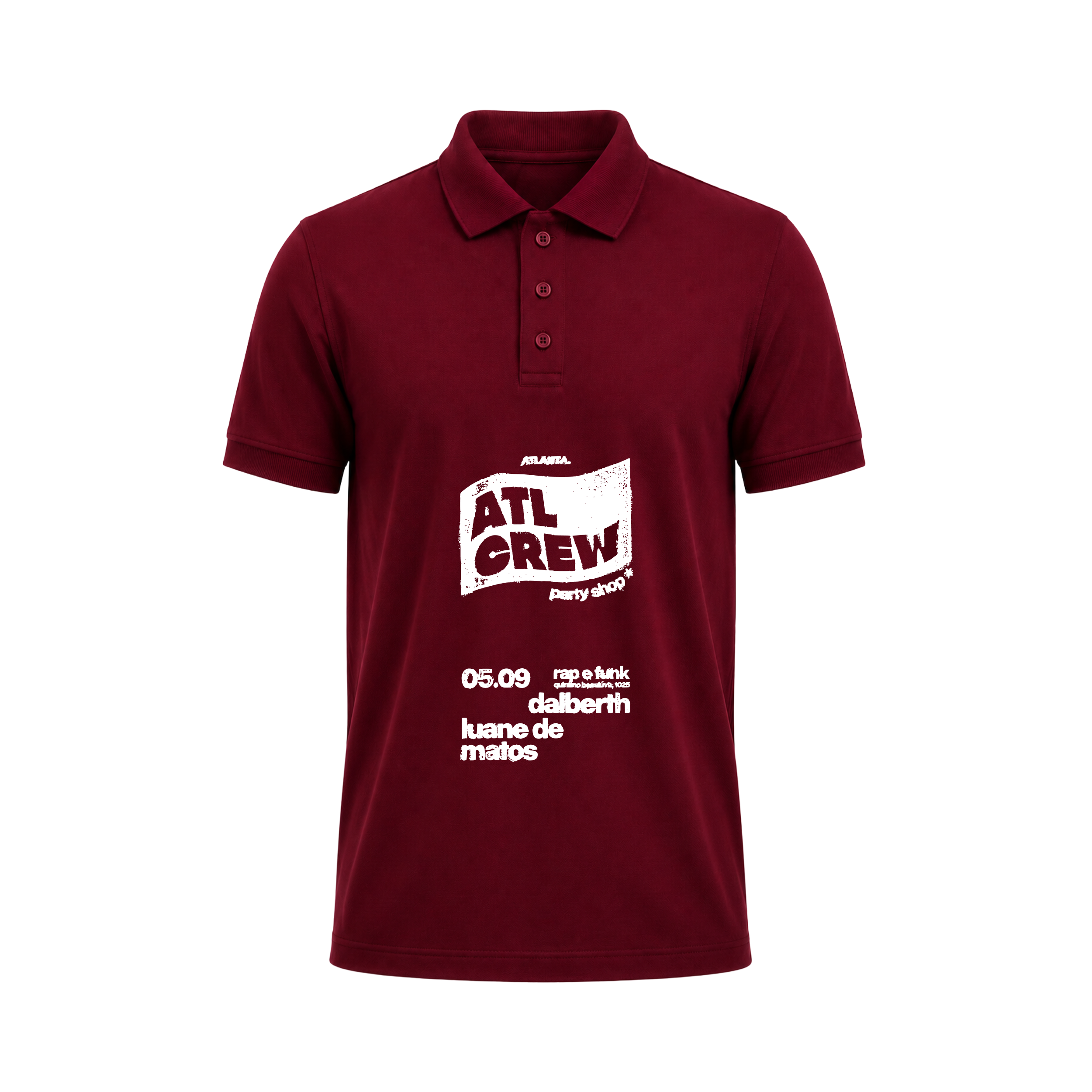 SIIEGE Urban Street ATL Crew Polo T-Shirt for Men