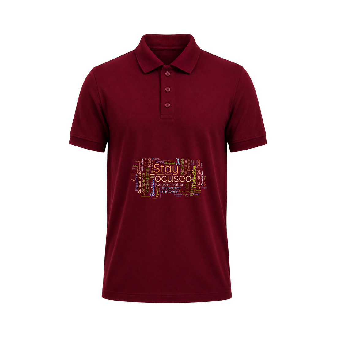 SIIEGE Stay Focused Polo T-Shirt for Men