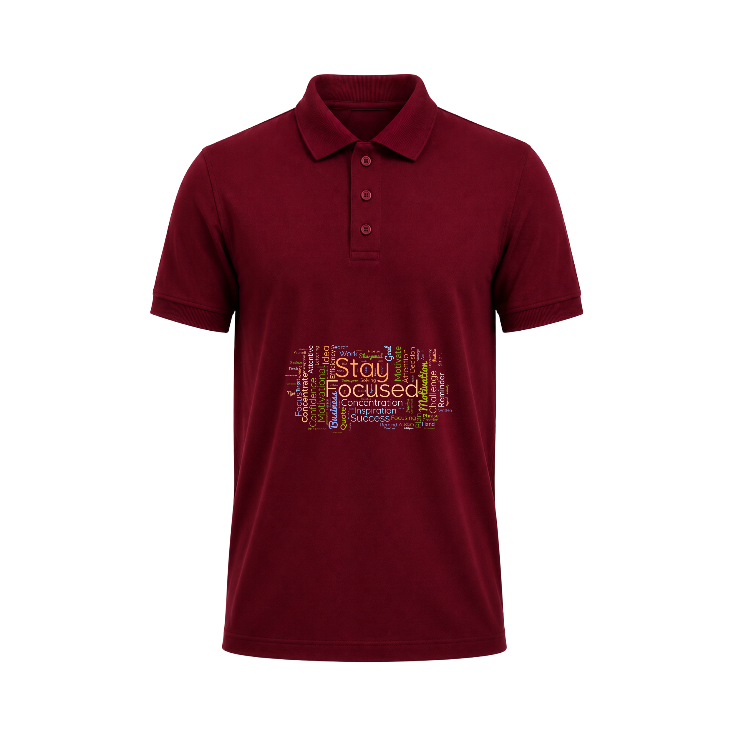SIIEGE Stay Focused Polo T-Shirt for Men