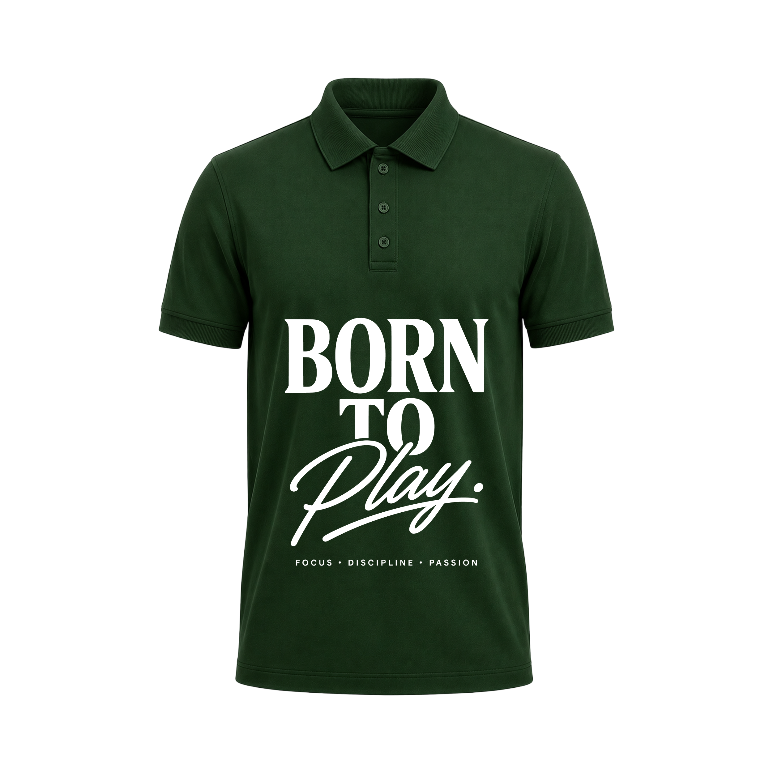 Siiege Born To Play Premium Polo T-Shirt for Men