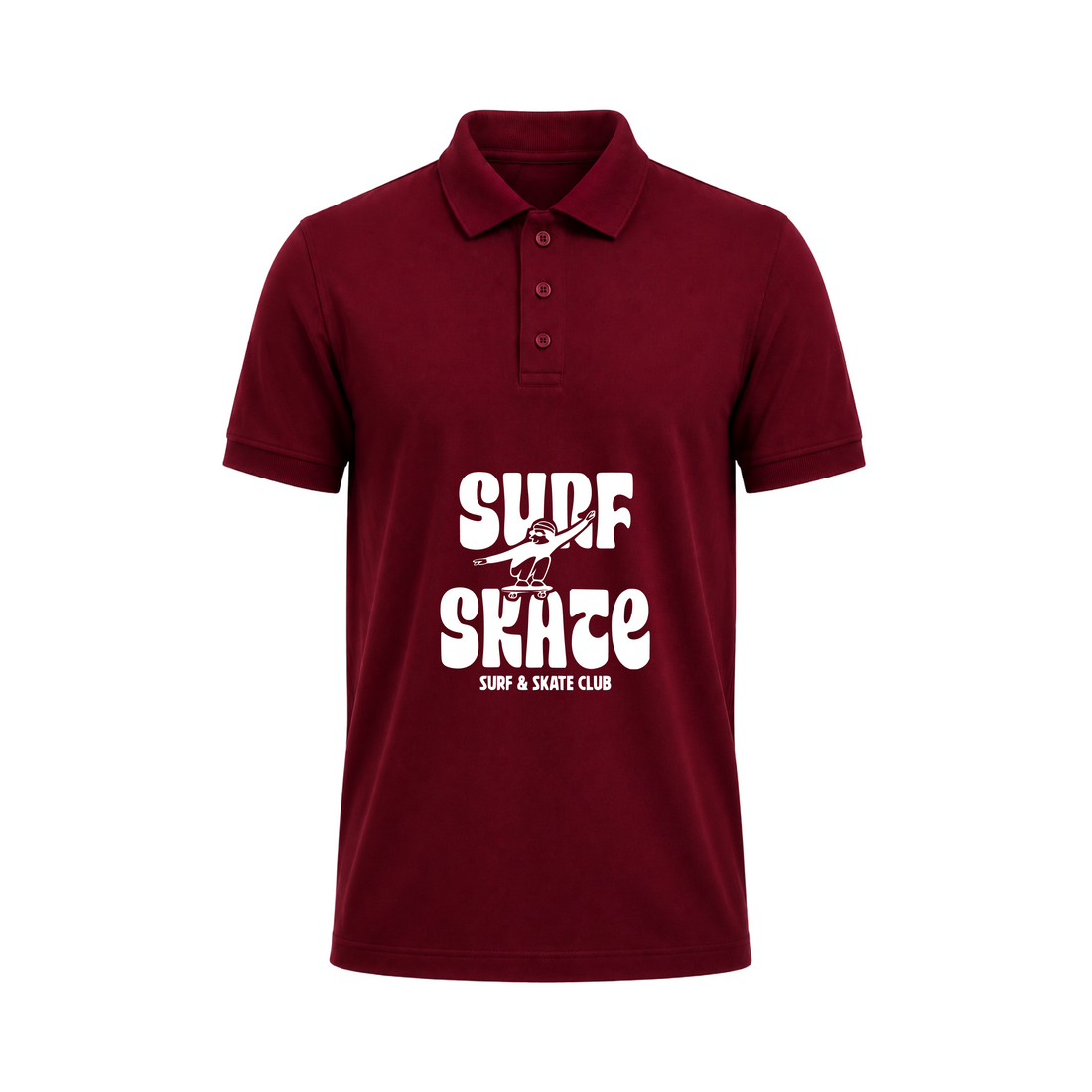 SIIEGE Surf & Skate Polo T-Shirt for Men