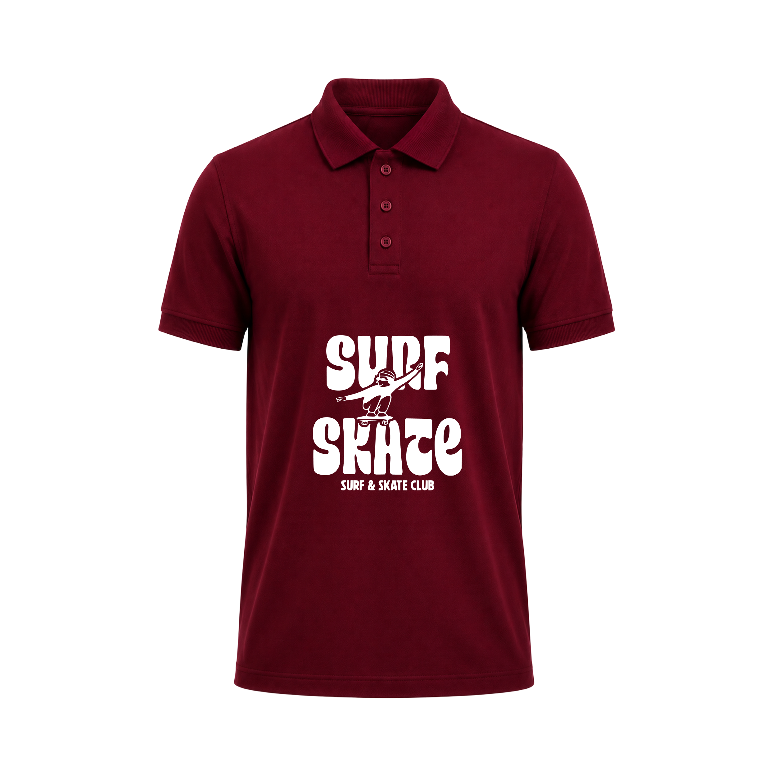 SIIEGE Surf & Skate Polo T-Shirt for Men