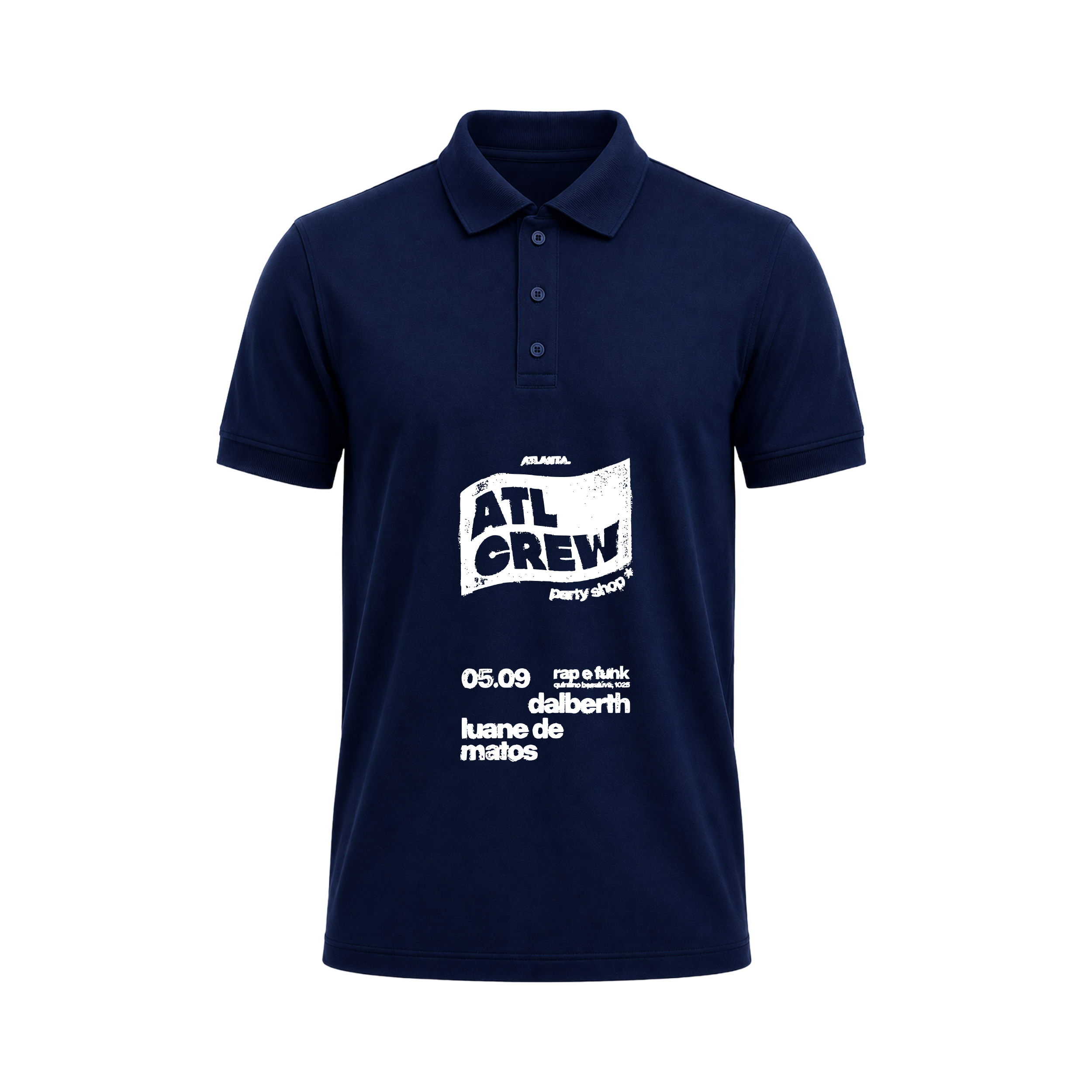 SIIEGE Urban Street ATL Crew Polo T-Shirt for Men