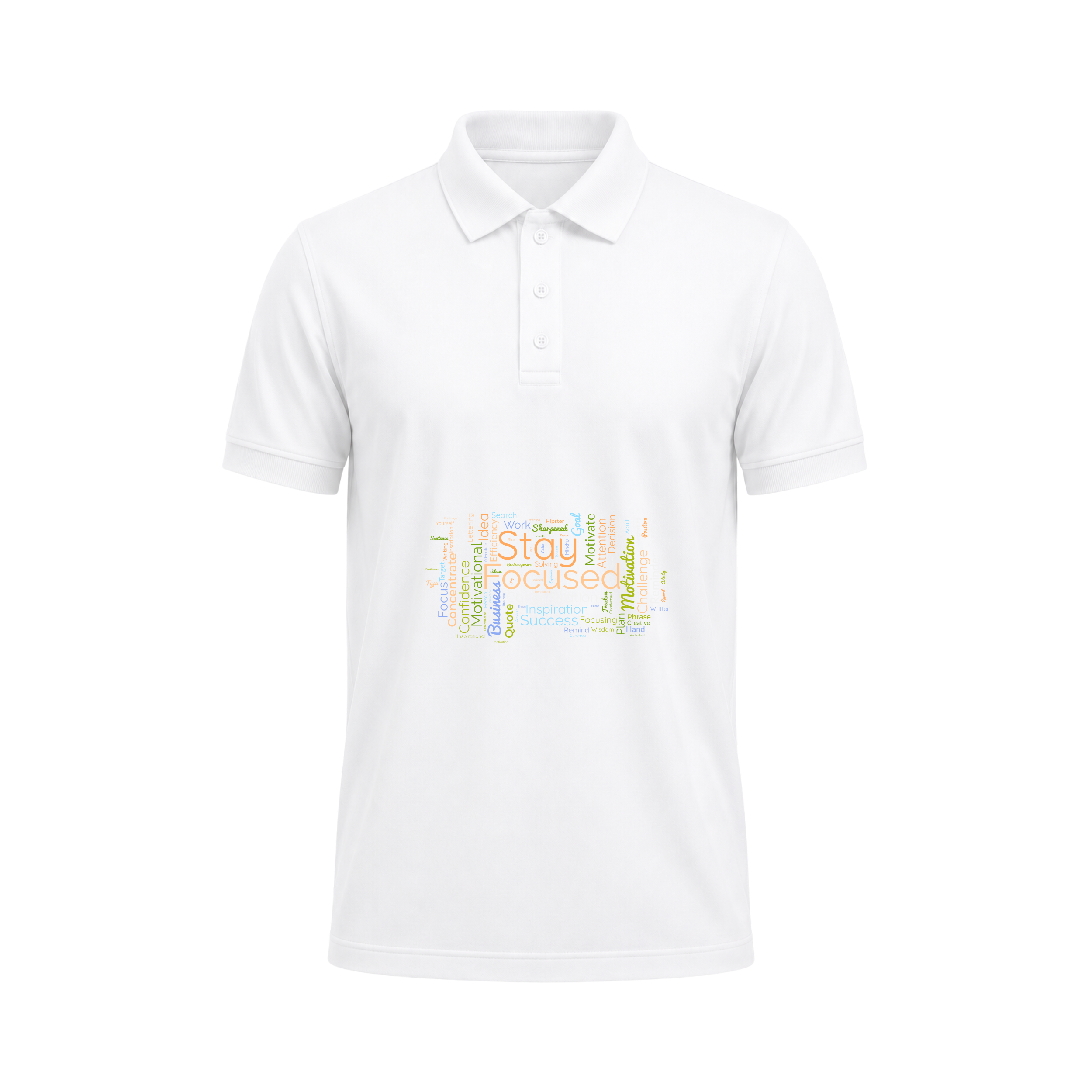SIIEGE Stay Focused Polo T-Shirt for Men