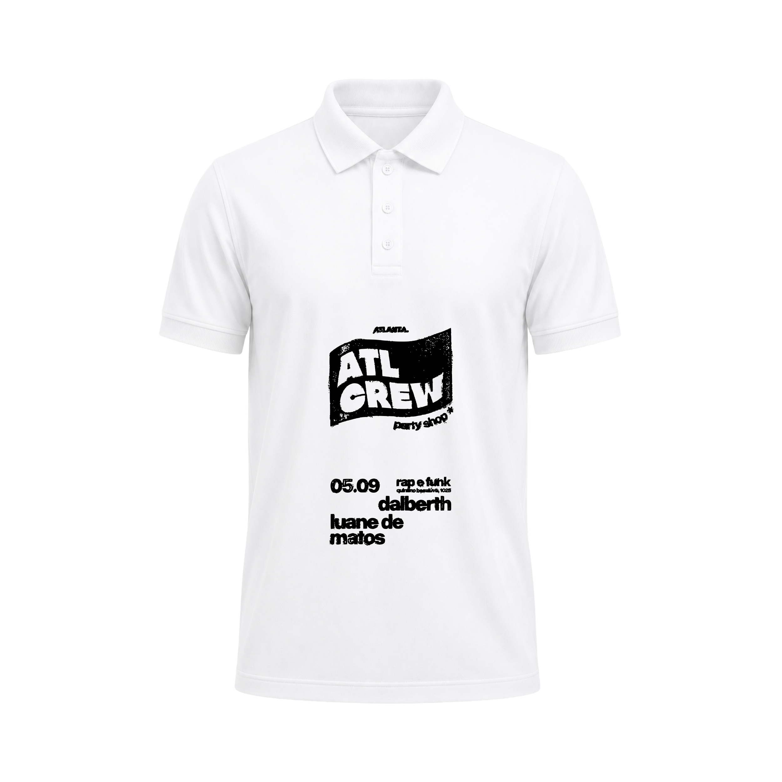 SIIEGE Urban Street ATL Crew Polo T-Shirt for Men