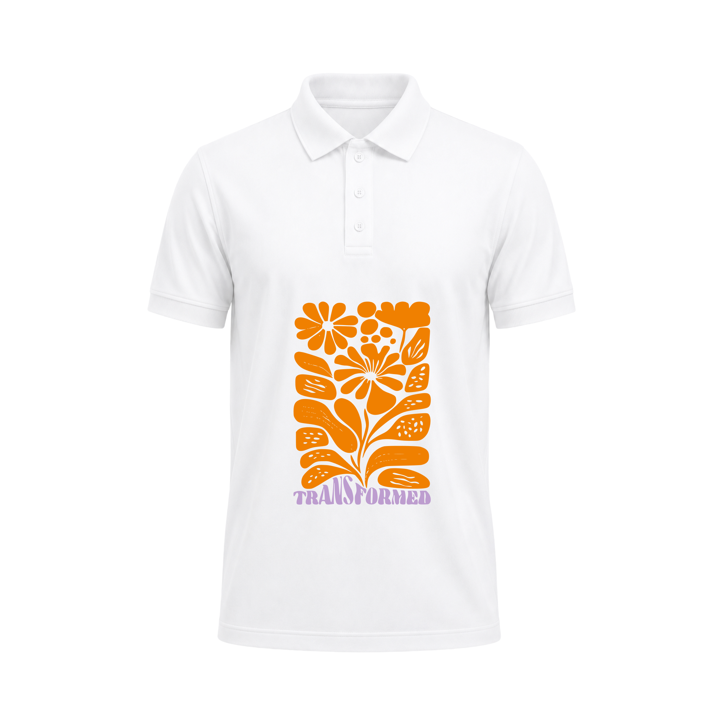 SIIEGE Retro Bloom Polo T-Shirt for Men