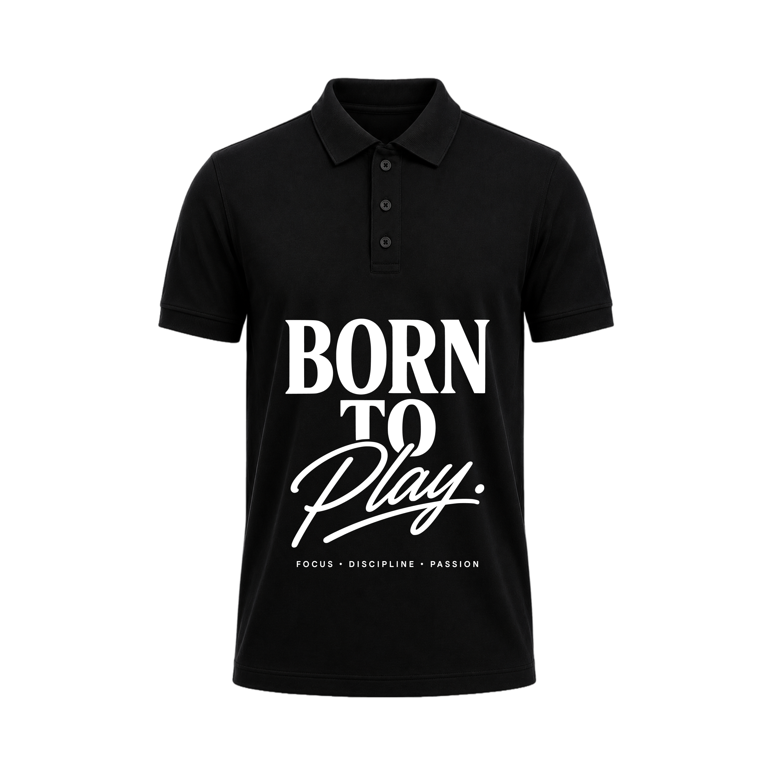 Siiege Born To Play Premium Polo T-Shirt for Men