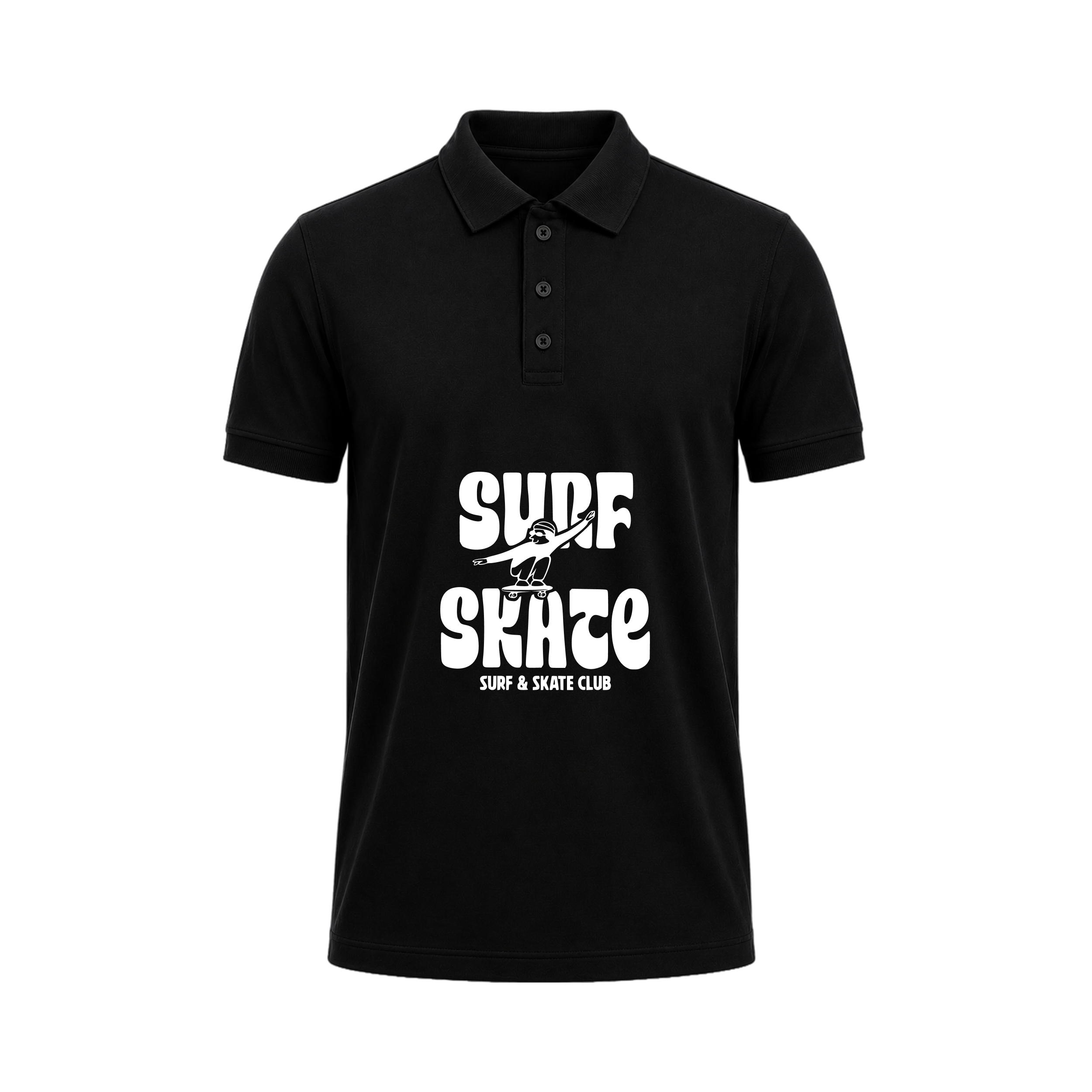 SIIEGE Surf & Skate Polo T-Shirt for Men