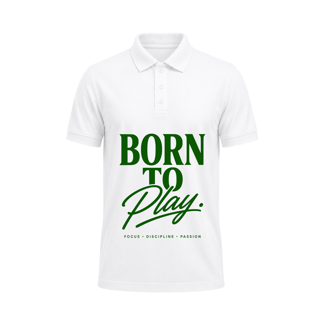 Siiege Born To Play Premium Polo T-Shirt for Men