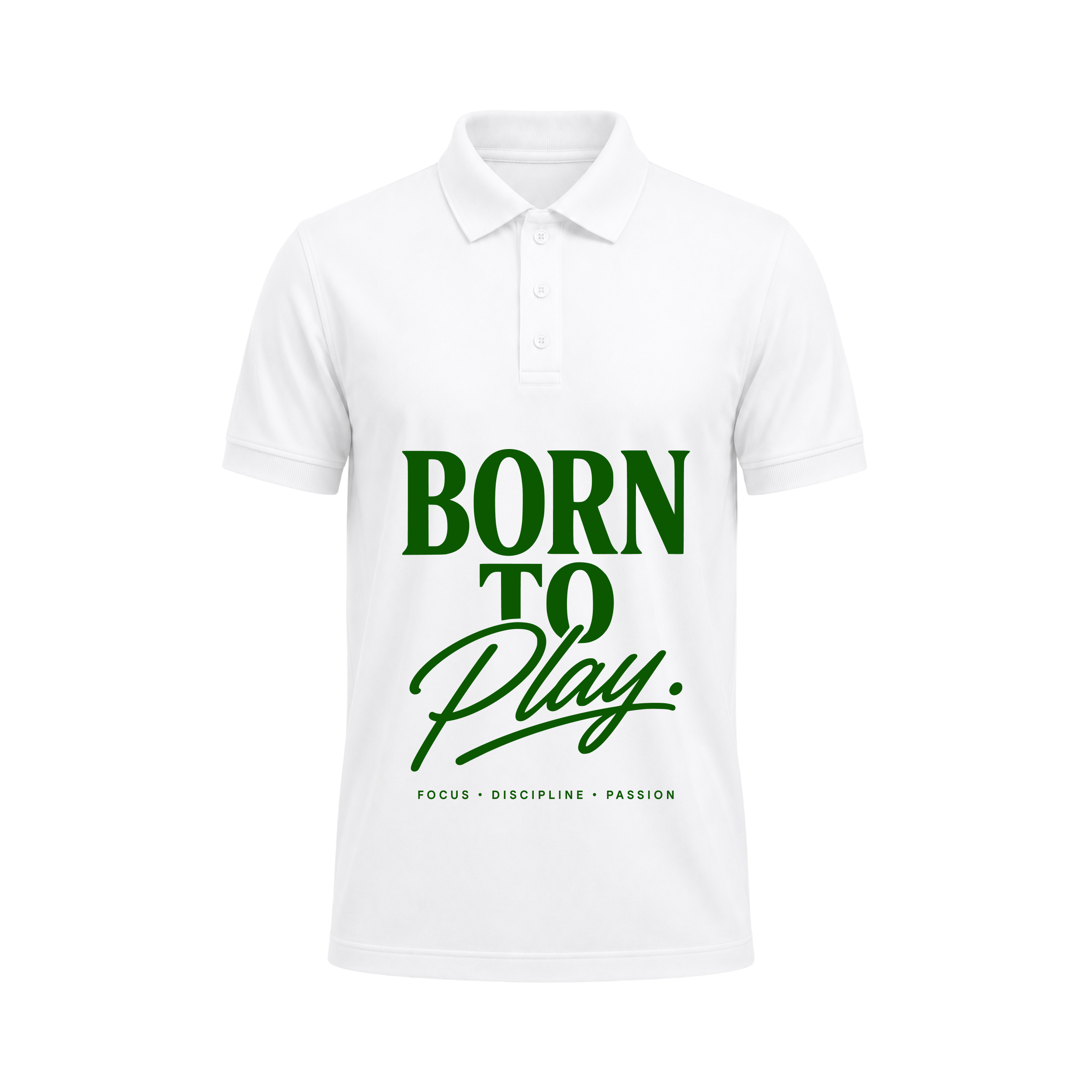 Siiege Born To Play Premium Polo T-Shirt for Men