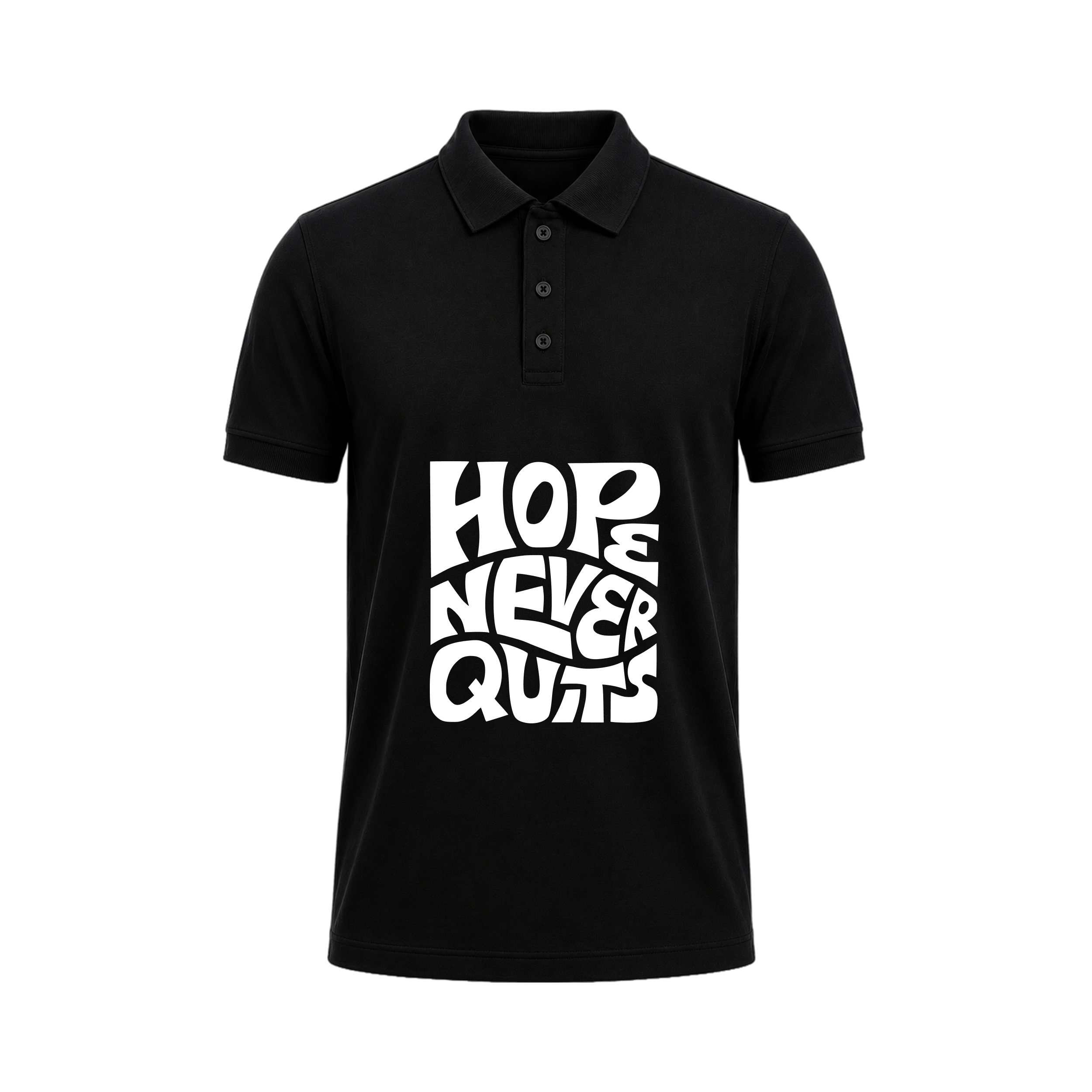 SIIEGE Hope Never Quits Polo T-Shirt for Men