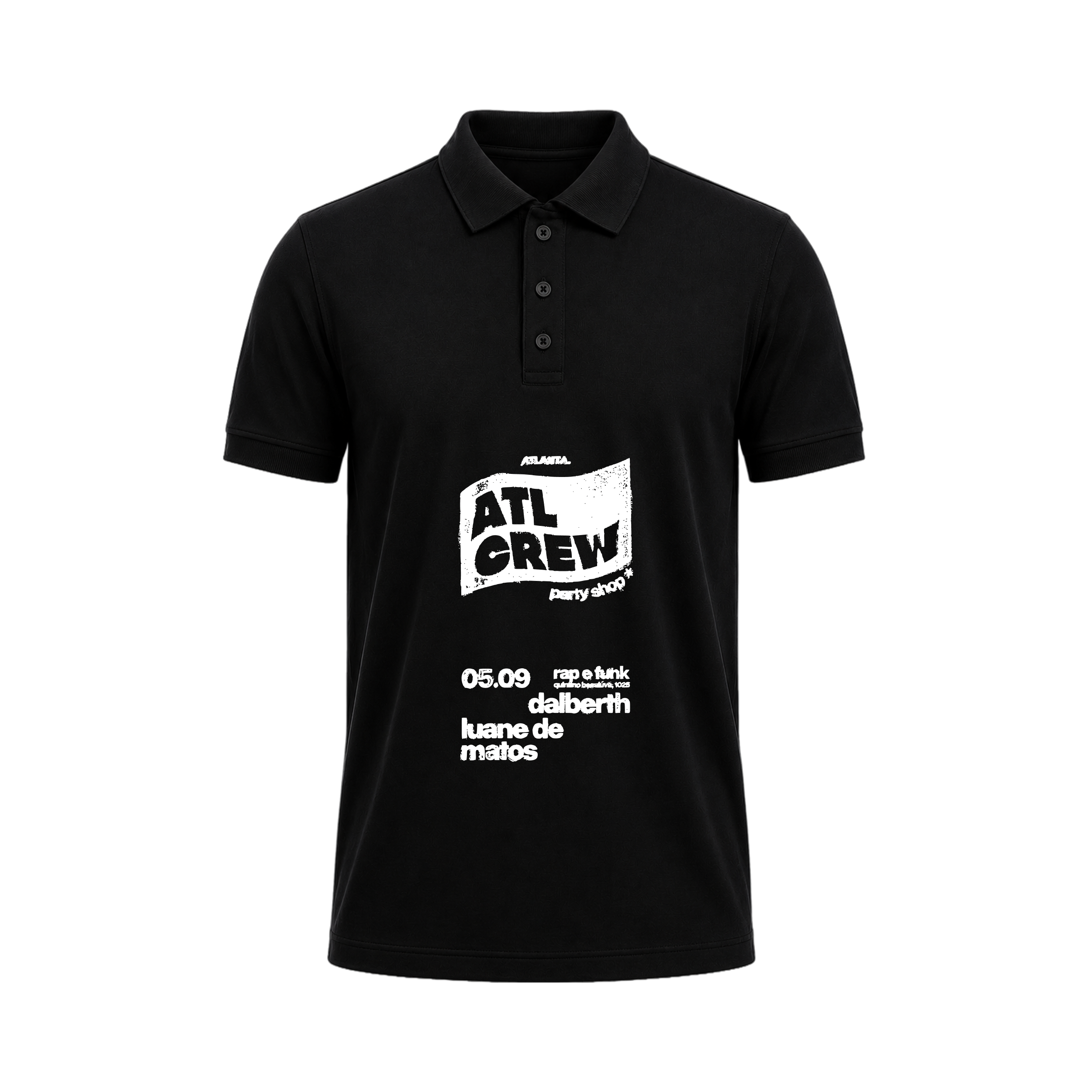 SIIEGE Urban Street ATL Crew Polo T-Shirt for Men