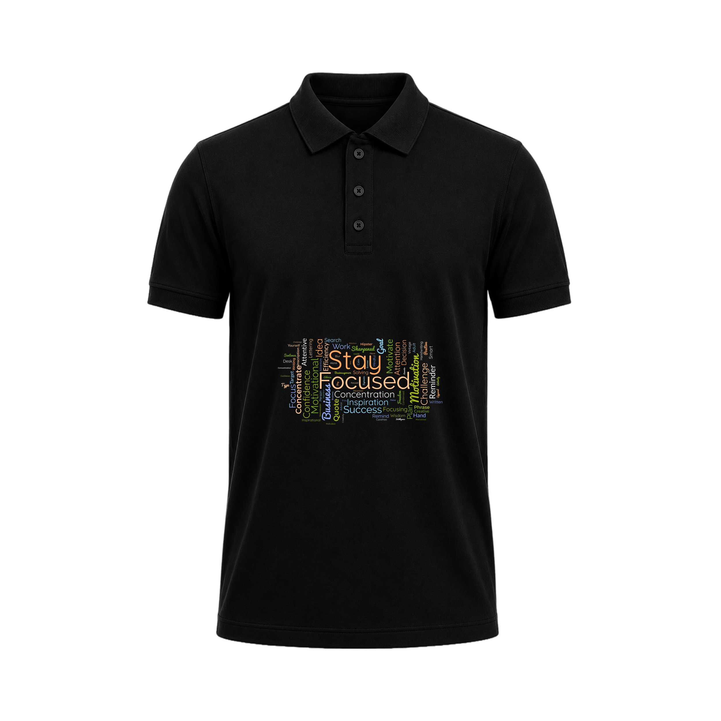 SIIEGE Stay Focused Polo T-Shirt for Men