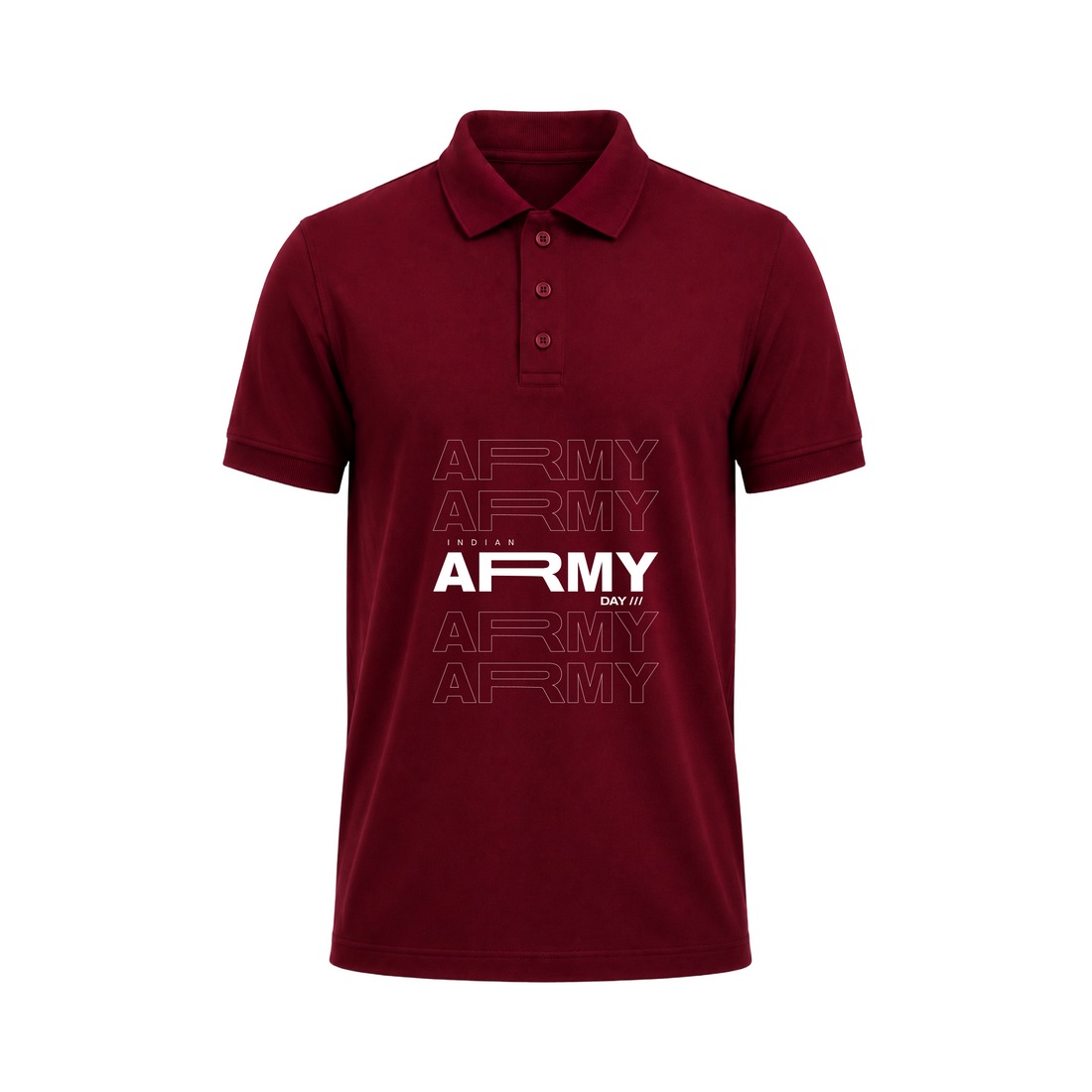Siiege Indian Army Premium Polo T-Shirt for Men