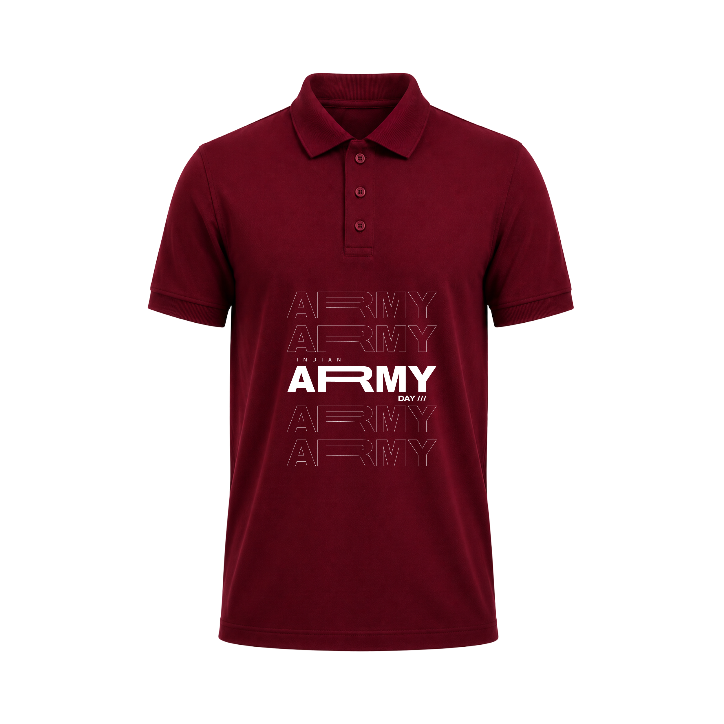 Siiege Indian Army Premium Polo T-Shirt for Men