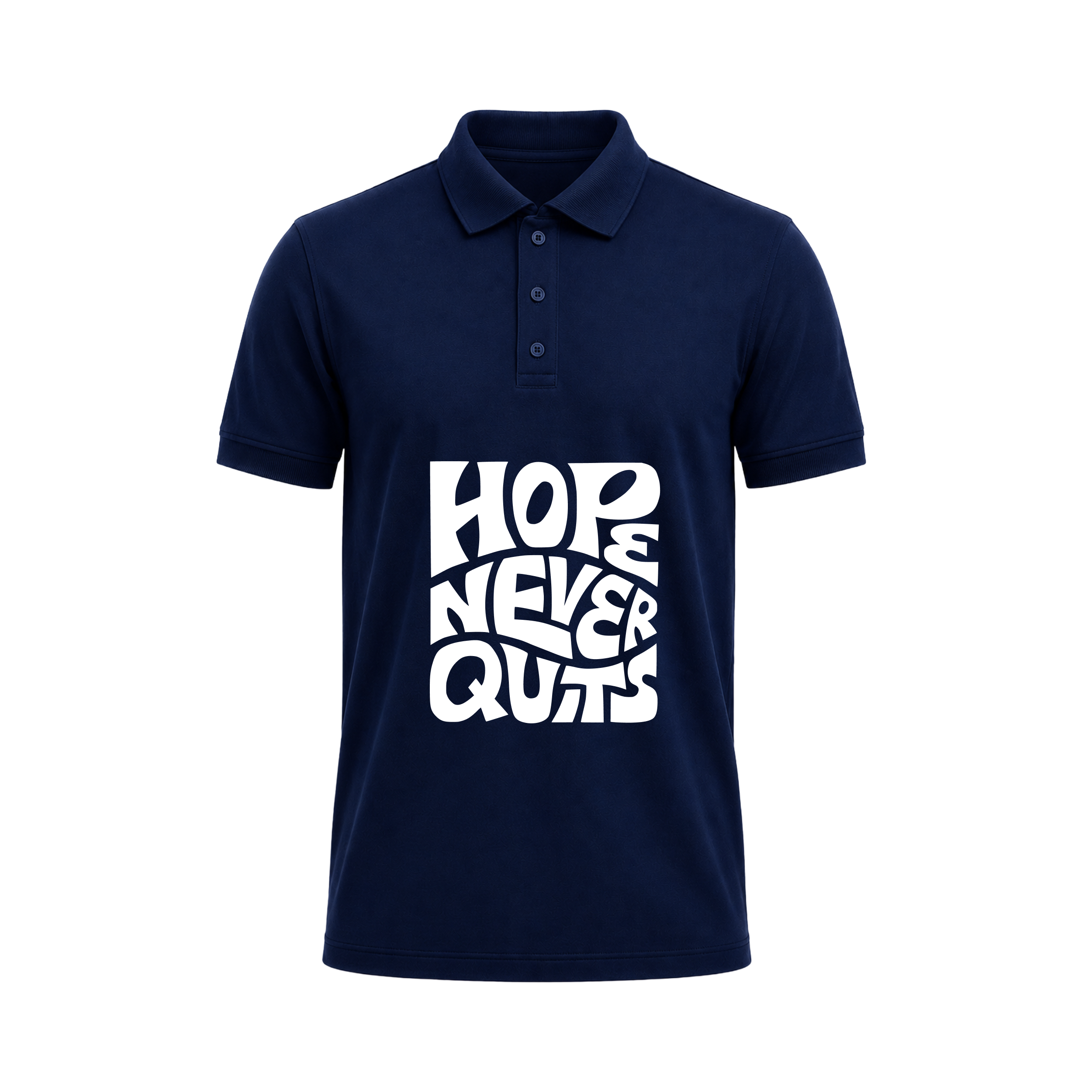 SIIEGE Hope Never Quits Polo T-Shirt for Men