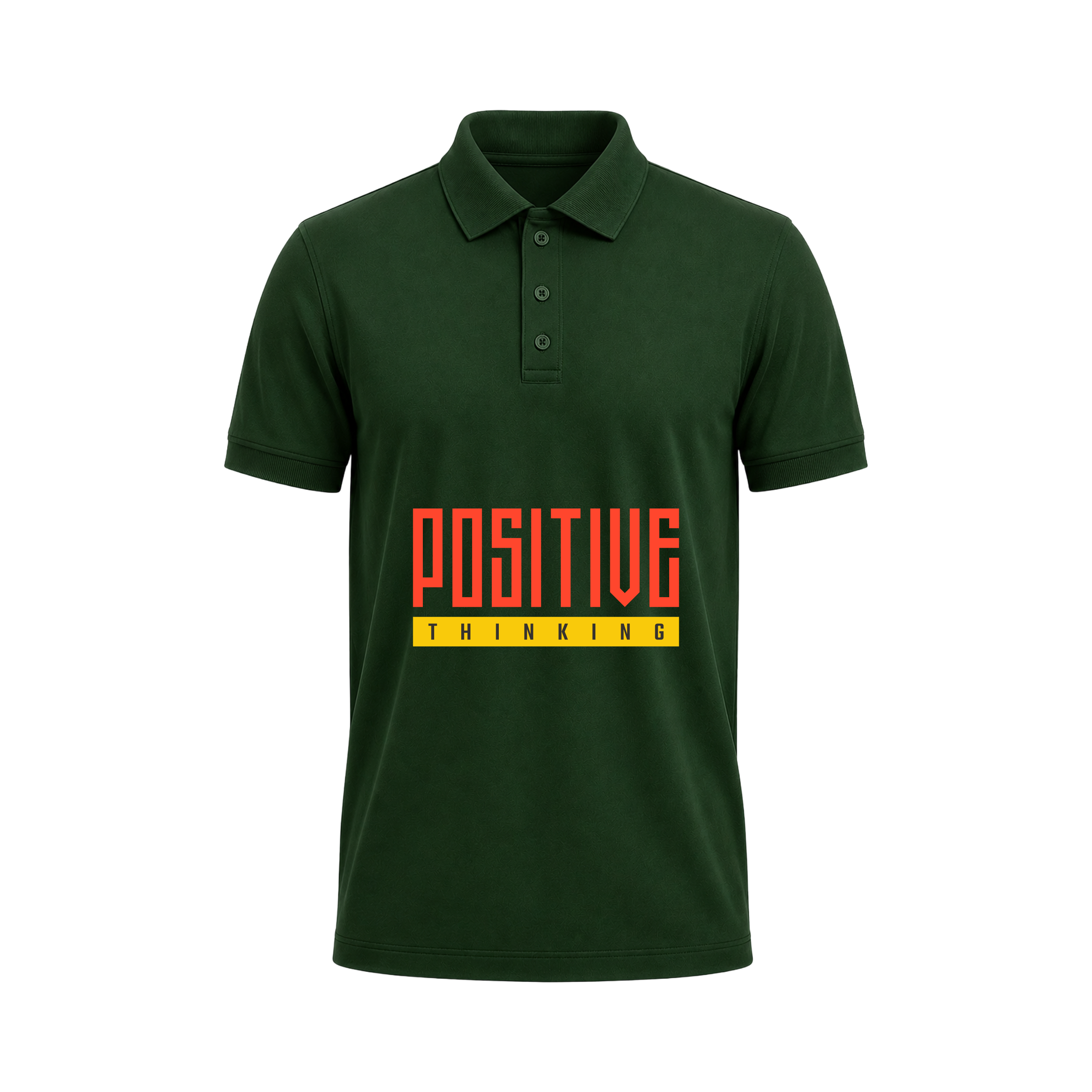 SIIEGE Positive Thinking Polo T-Shirt For Men