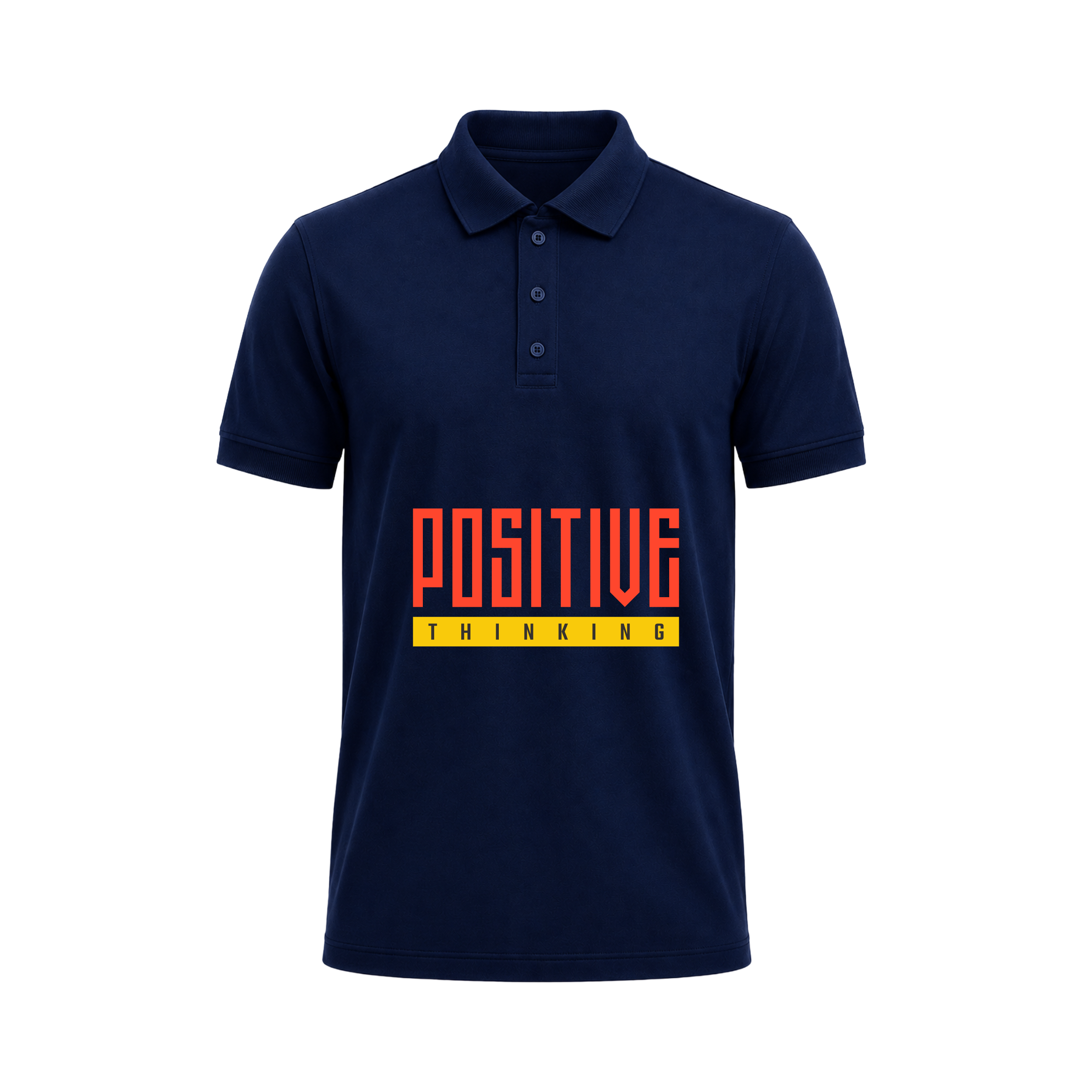 SIIEGE Positive Thinking Polo T-Shirt For Men
