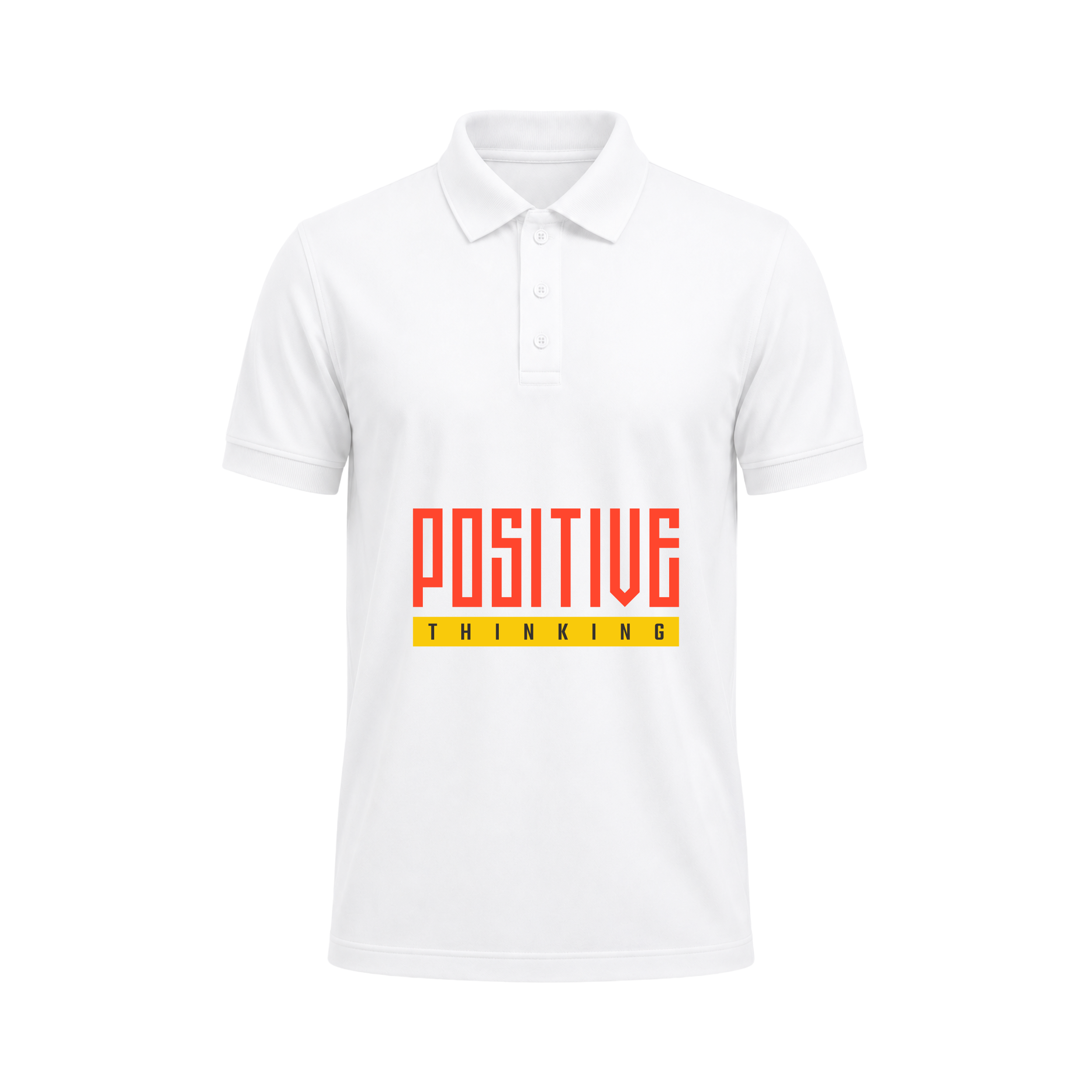 SIIEGE Positive Thinking Polo T-Shirt For Men