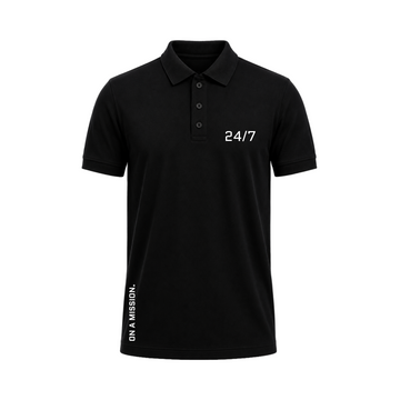 Siiege 24/7 On A Mission Polo Cotton T-Shirt for Men