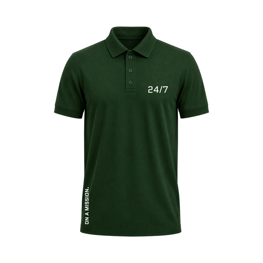 Siiege 24/7 On A Mission Polo Cotton T-Shirt for Men