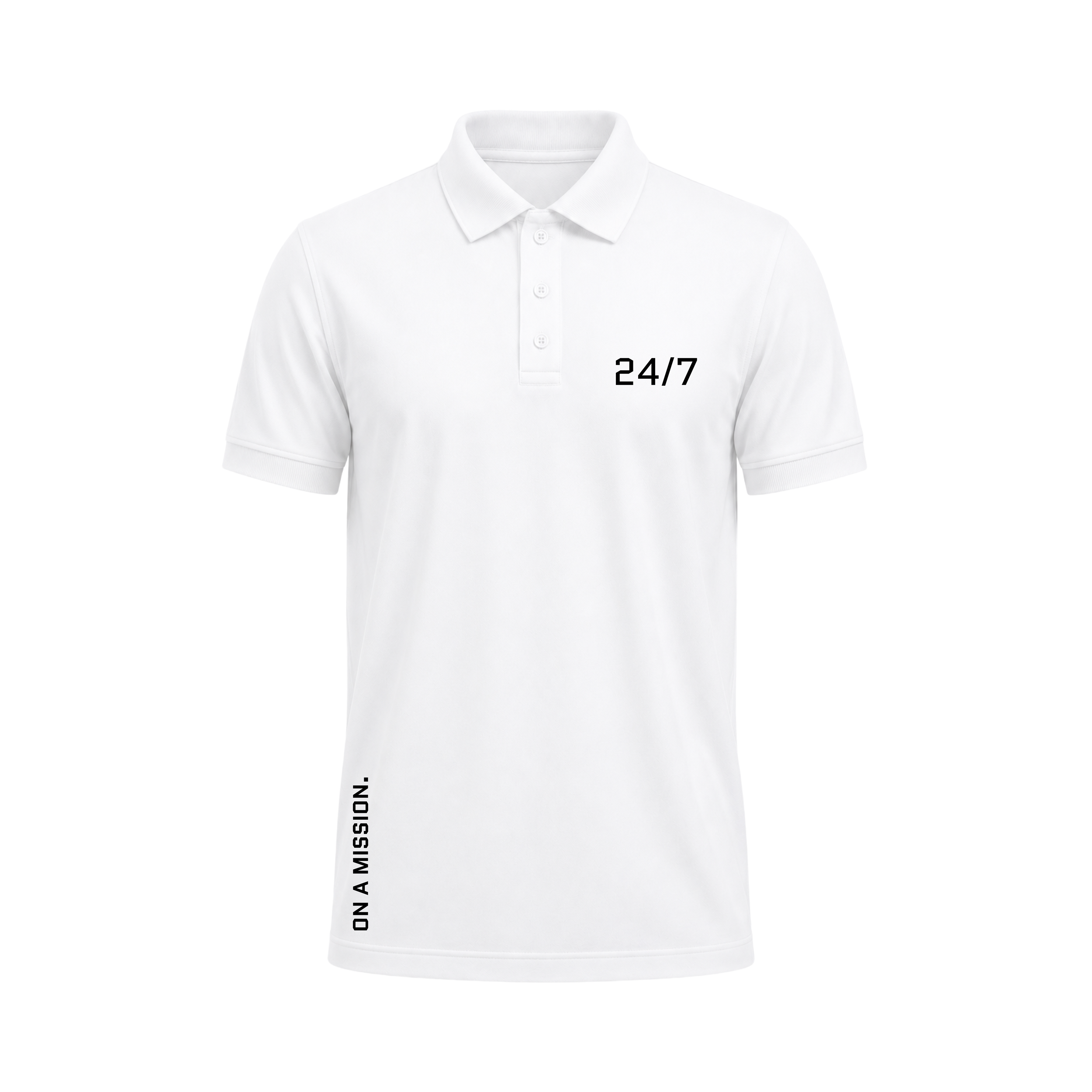 Siiege 24/7 On A Mission Polo Cotton T-Shirt for Men