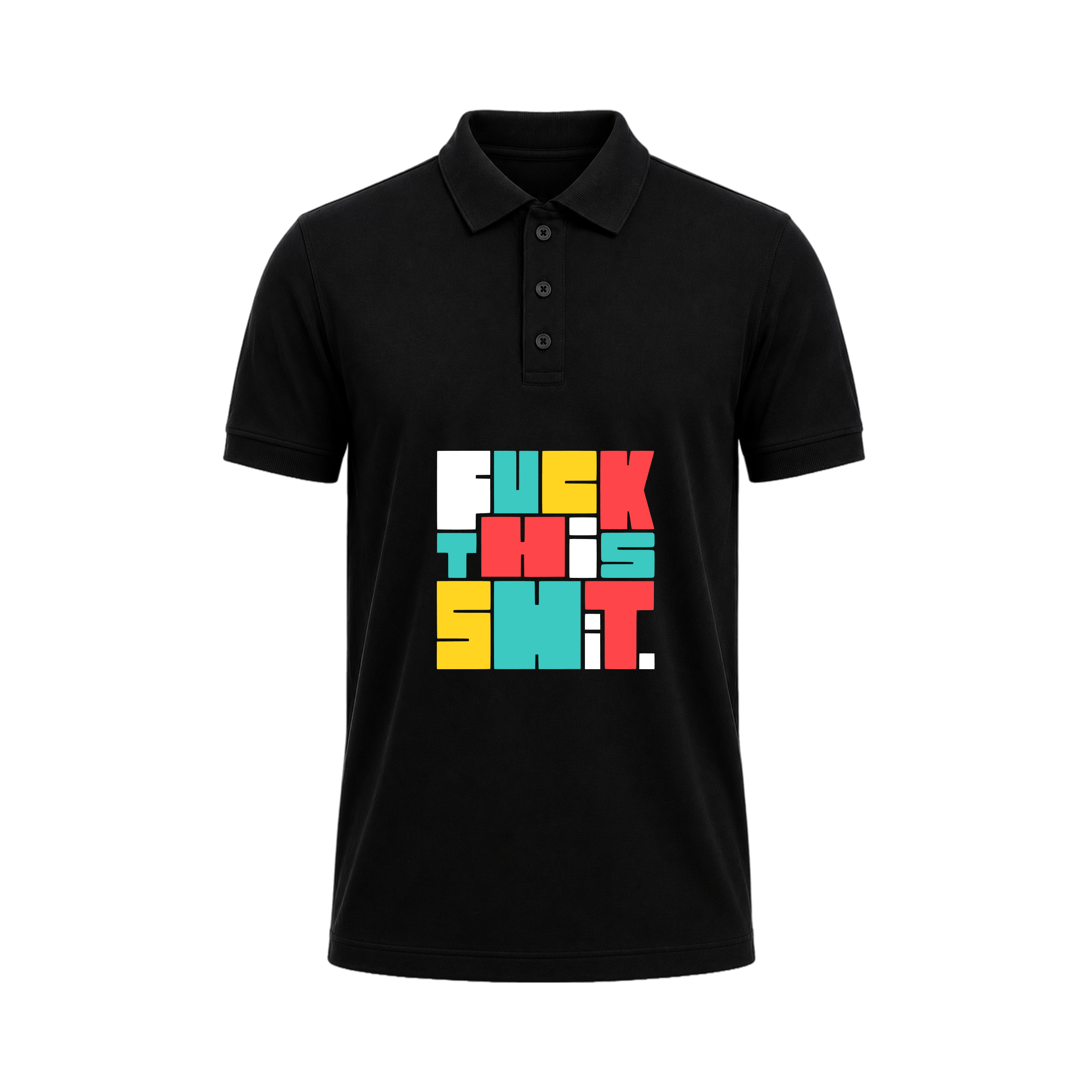 SIIEGE Funk Style Polo T-Shirt for Men